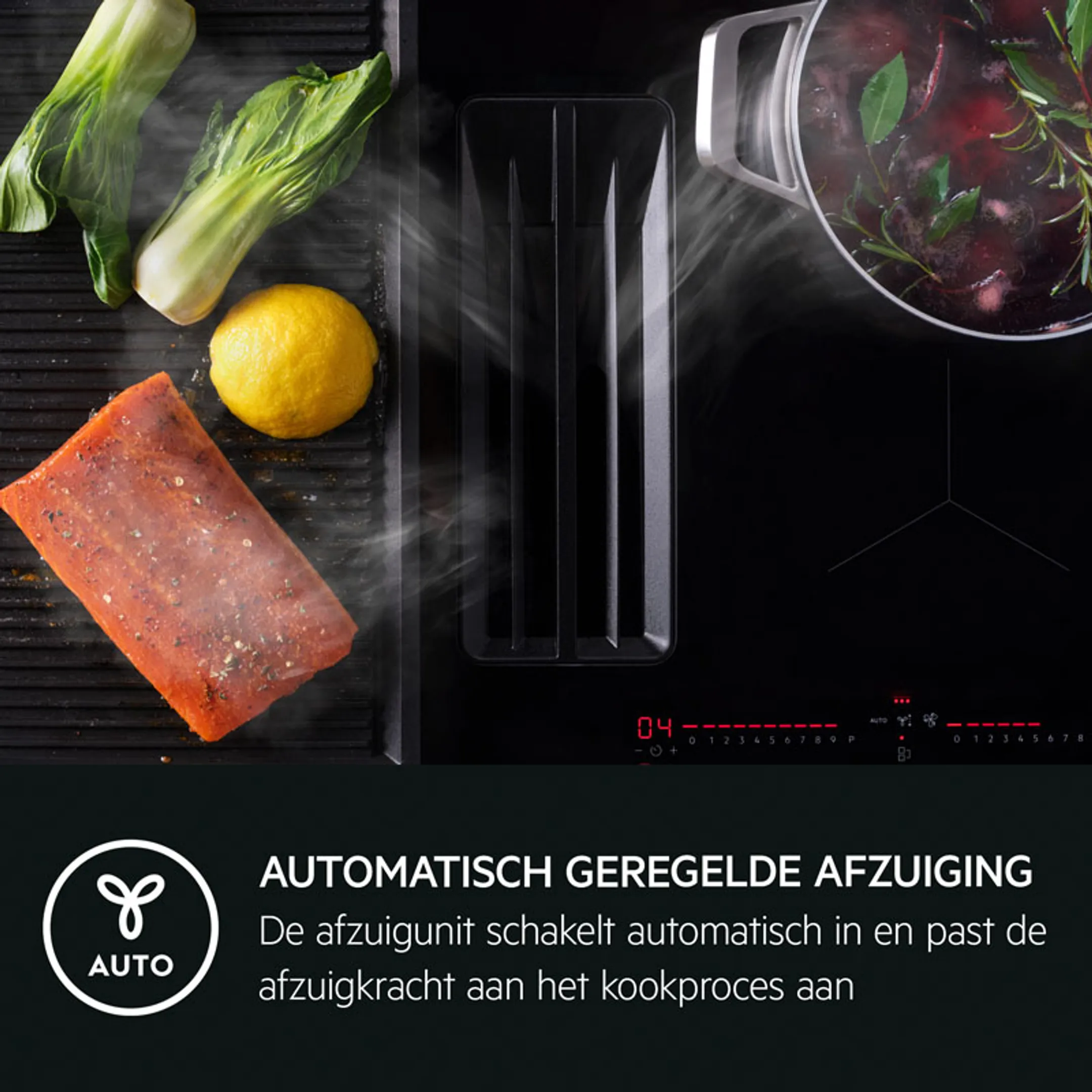 AEG Kookplaat met dampkap CCE84751FB image