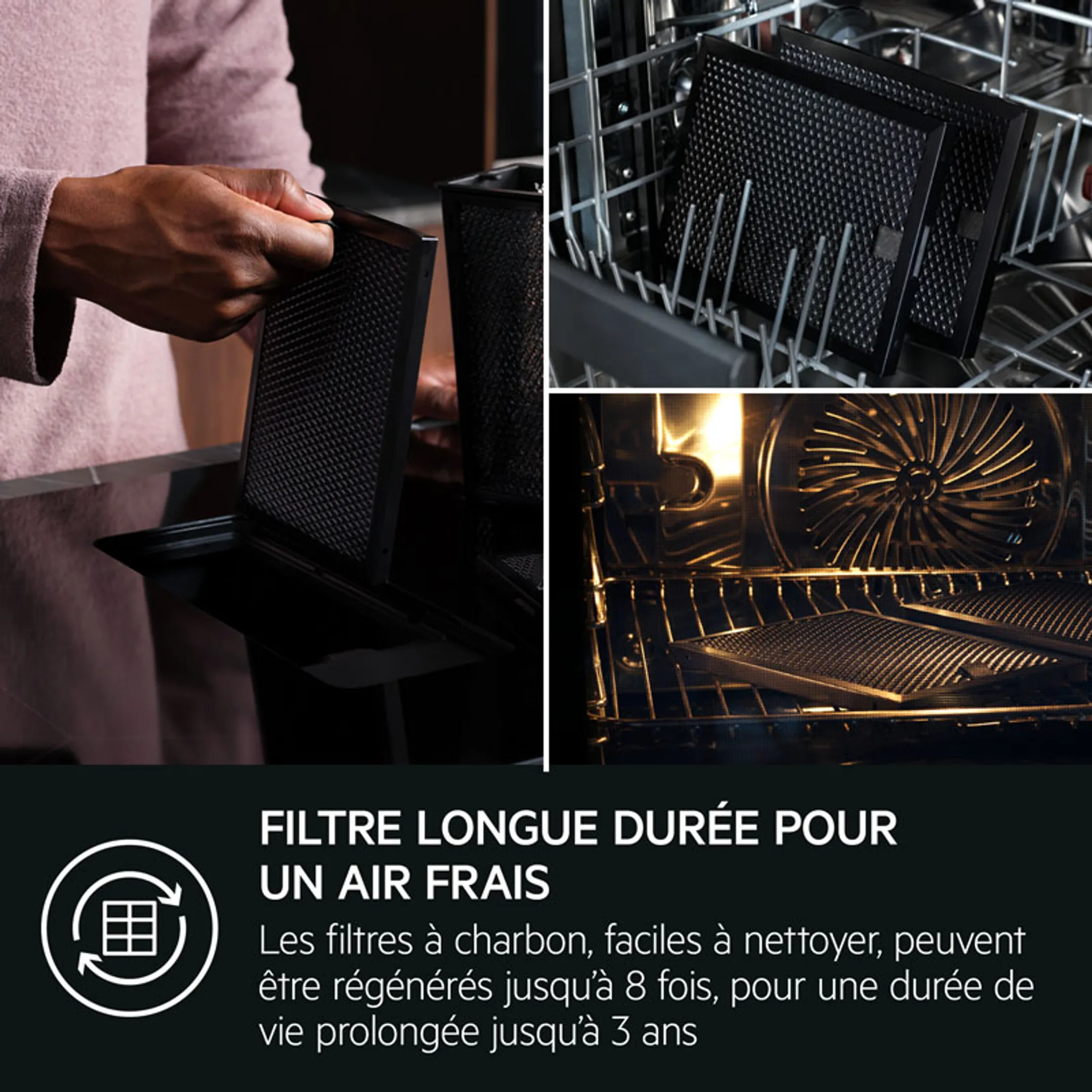 AEG Taque avec hotte intégrée CCE84751FB image