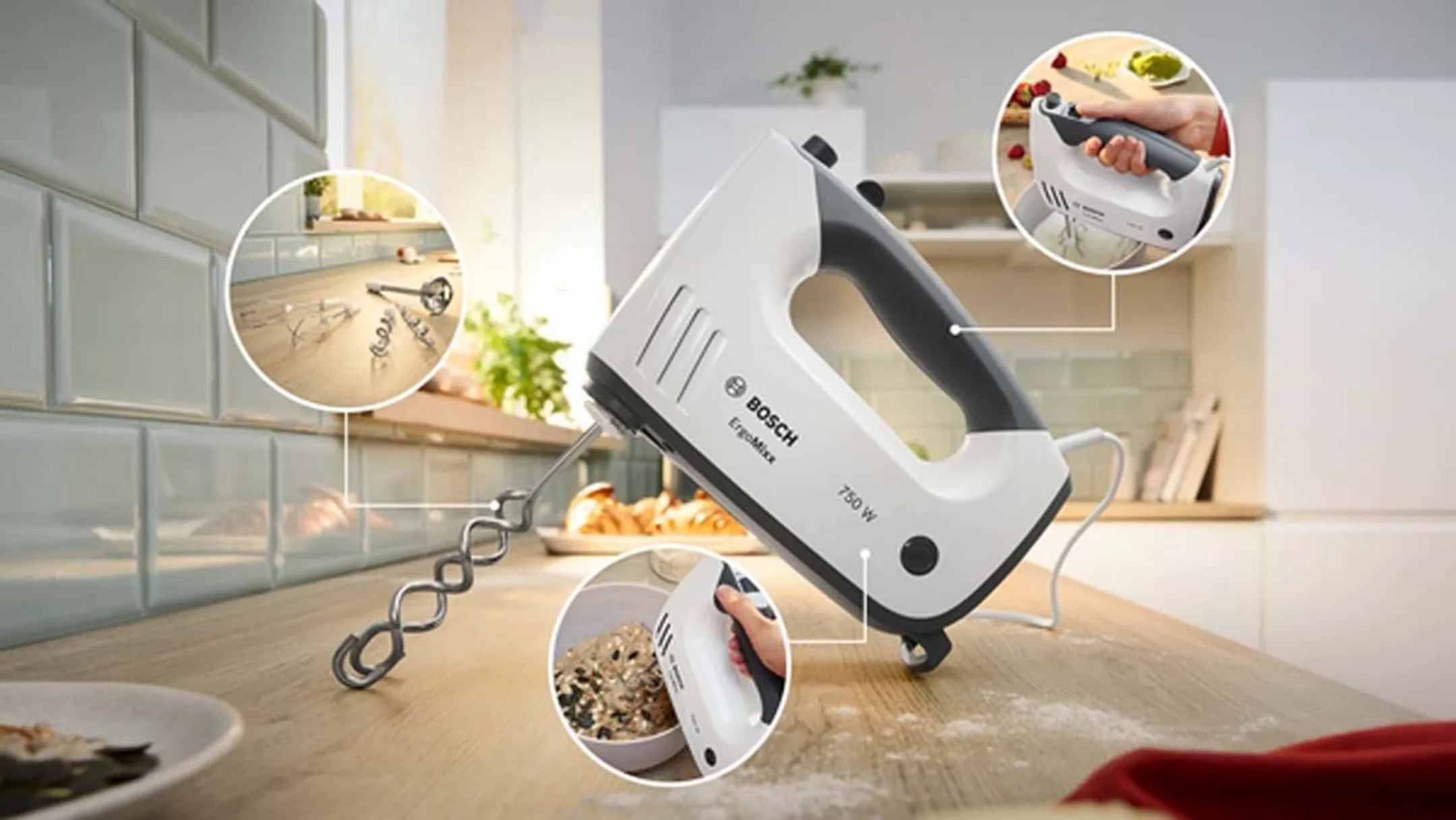 Bosch Mixeur batteur ErgoMixx MFQ37480 image