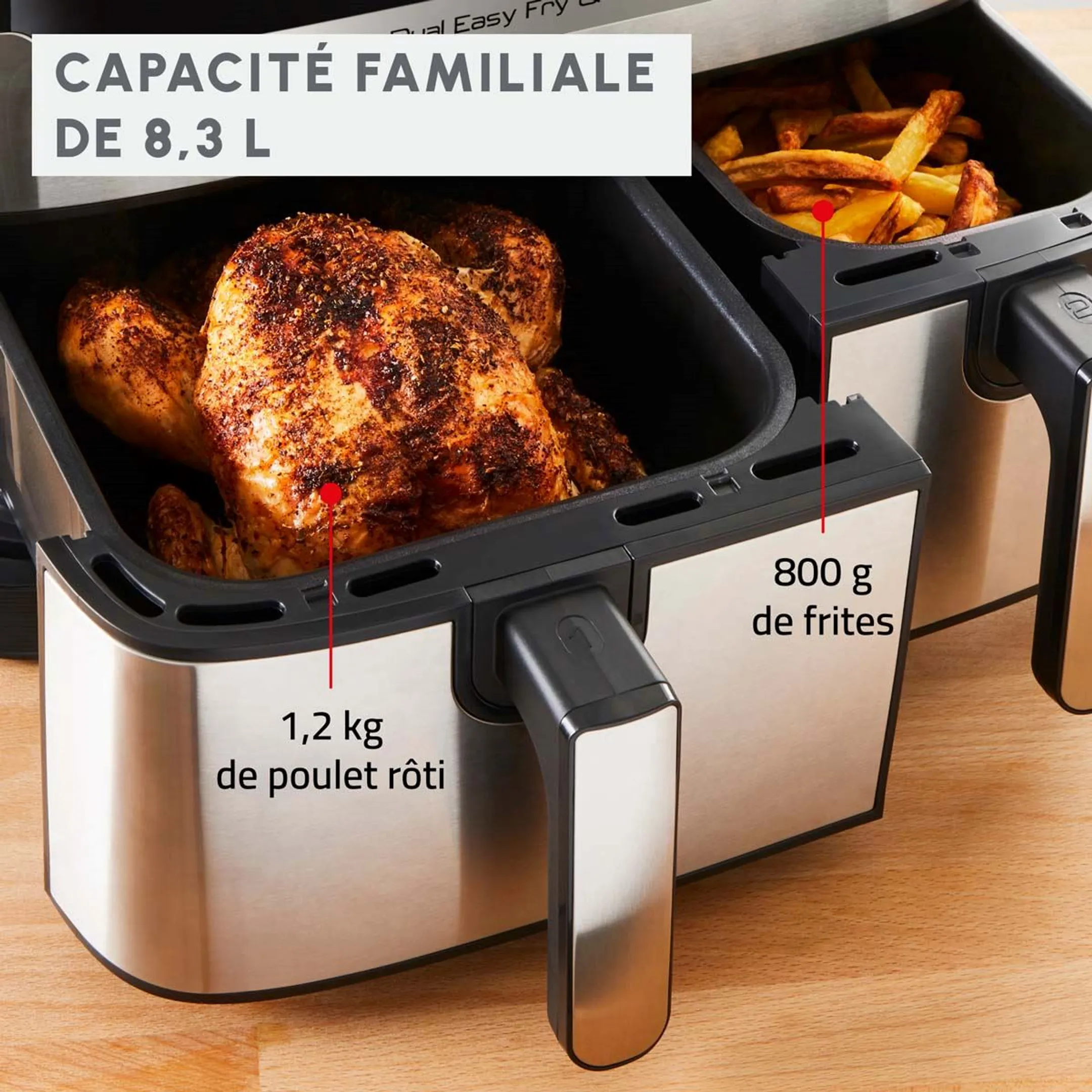 Moulinex Dual Easy Fry & Grill EZ905D20 image