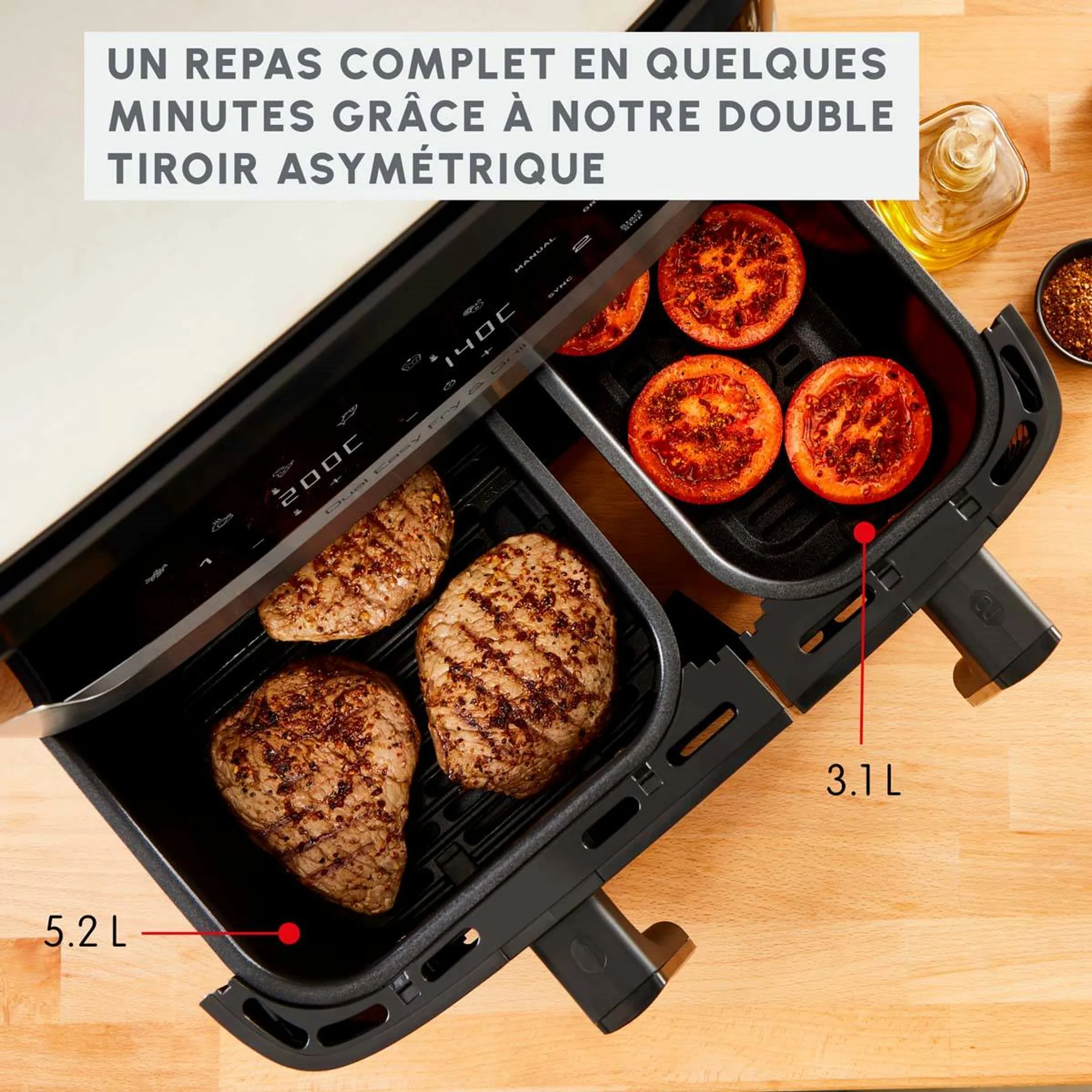 Moulinex Dual Easy Fry & Grill EZ905D20 image