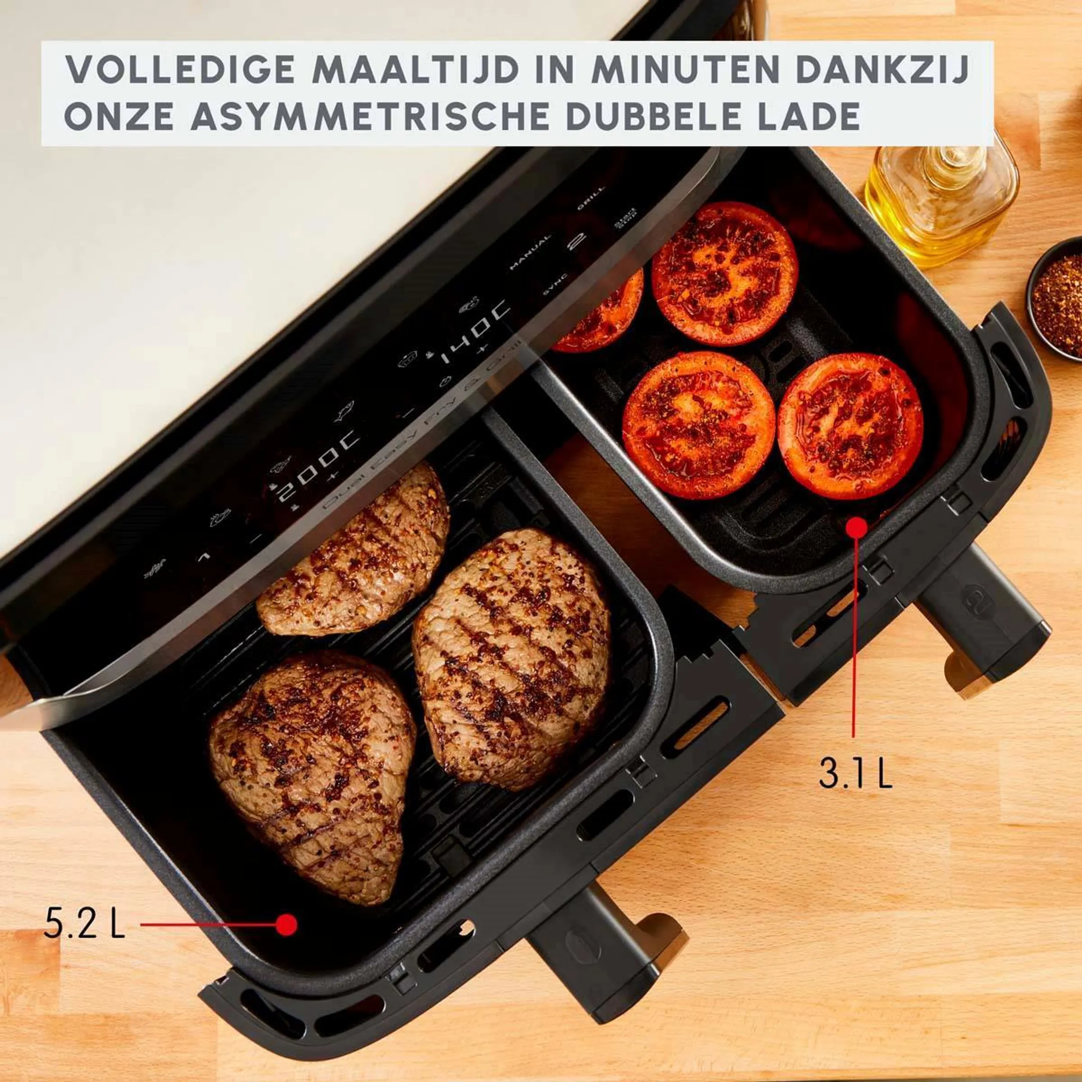 Moulinex Dual Easy Fry & Grill EZ905D20 image