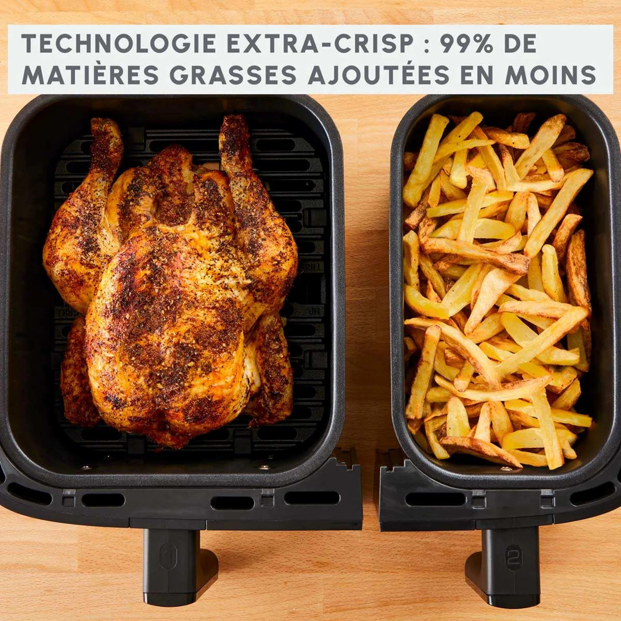 Moulinex Dual Easy Fry & Grill EZ905D20 image