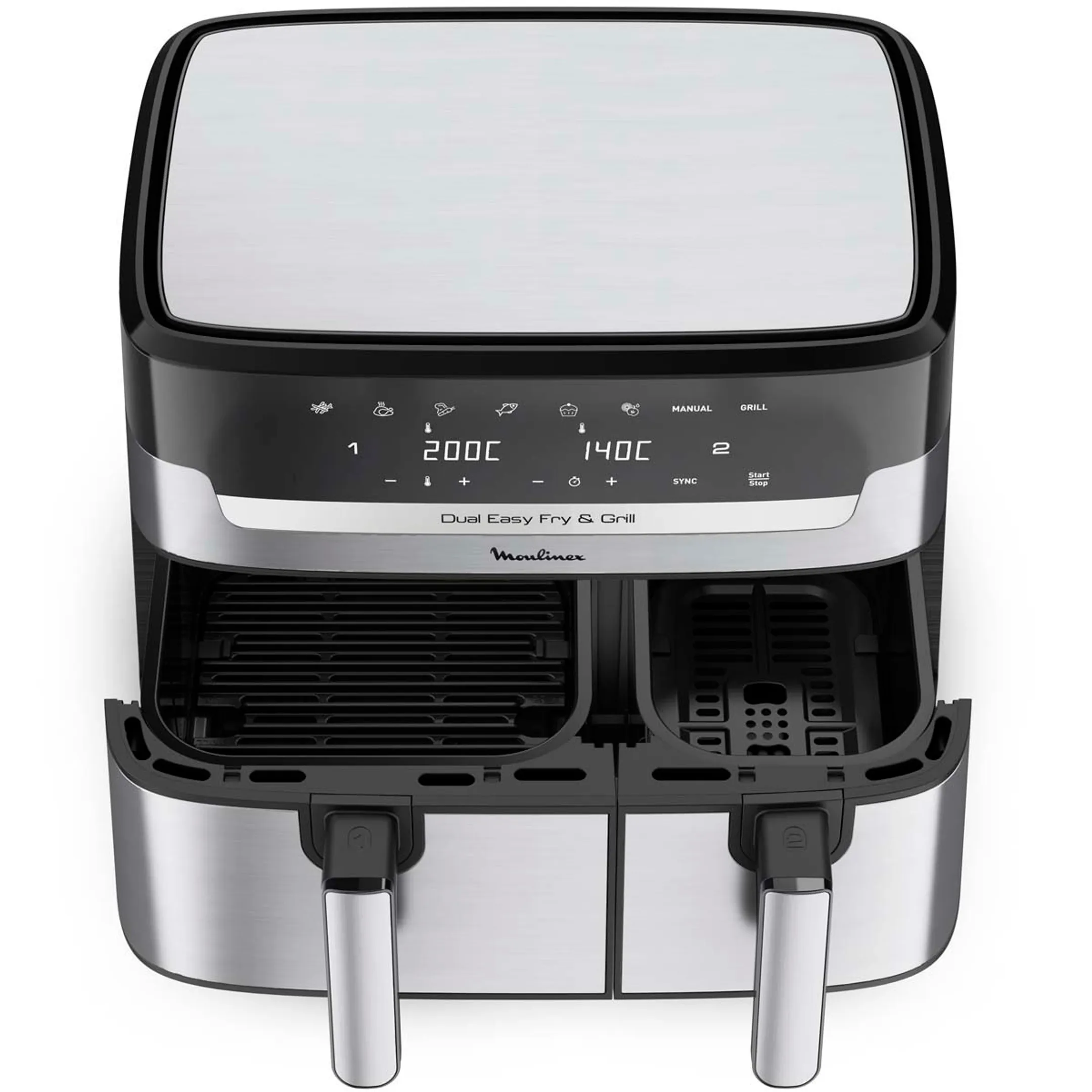 Moulinex Bundel - Dual Easy Fry & Grill EZ905D20 + Microgolfoven MWP 101 W image
