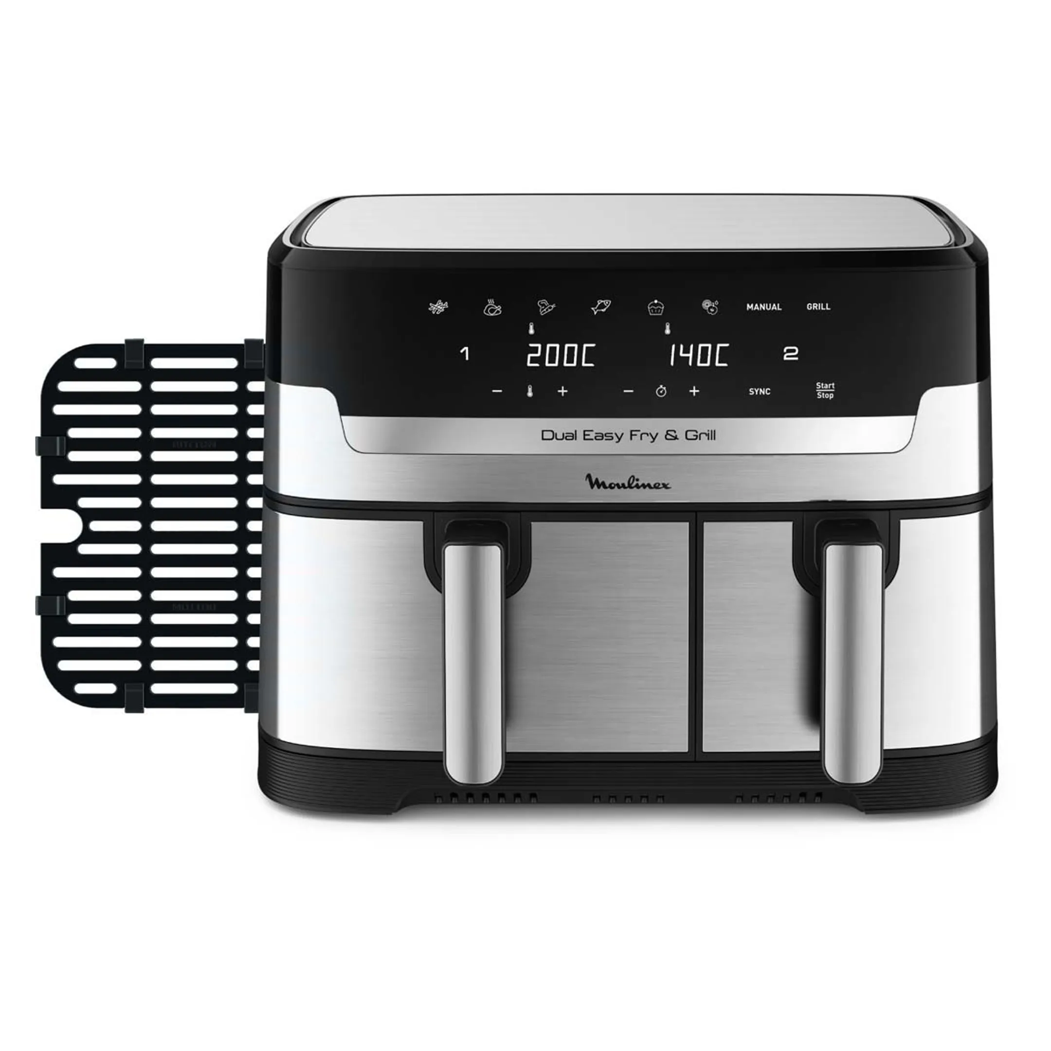 Moulinex Bundel - Dual Easy Fry & Grill EZ905D20 + Microgolfoven MWP 101 W image