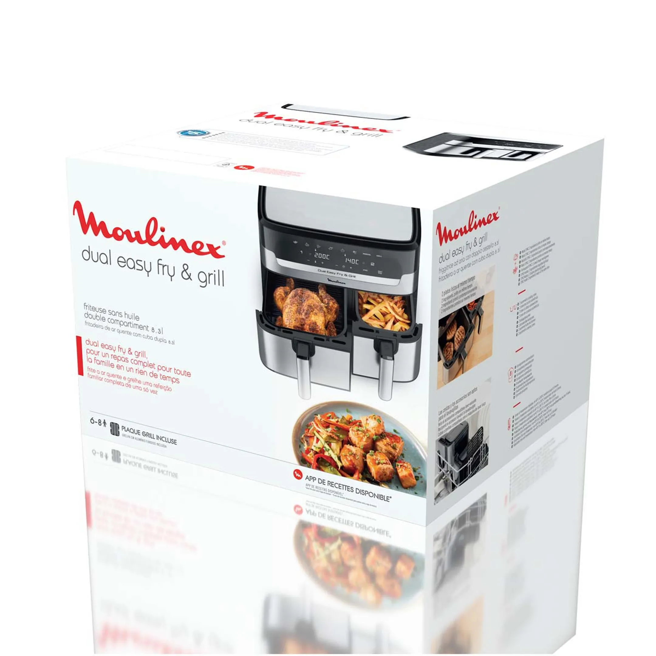 Moulinex Bundel - Dual Easy Fry & Grill EZ905D20 + Microgolfoven MWP 101 W image
