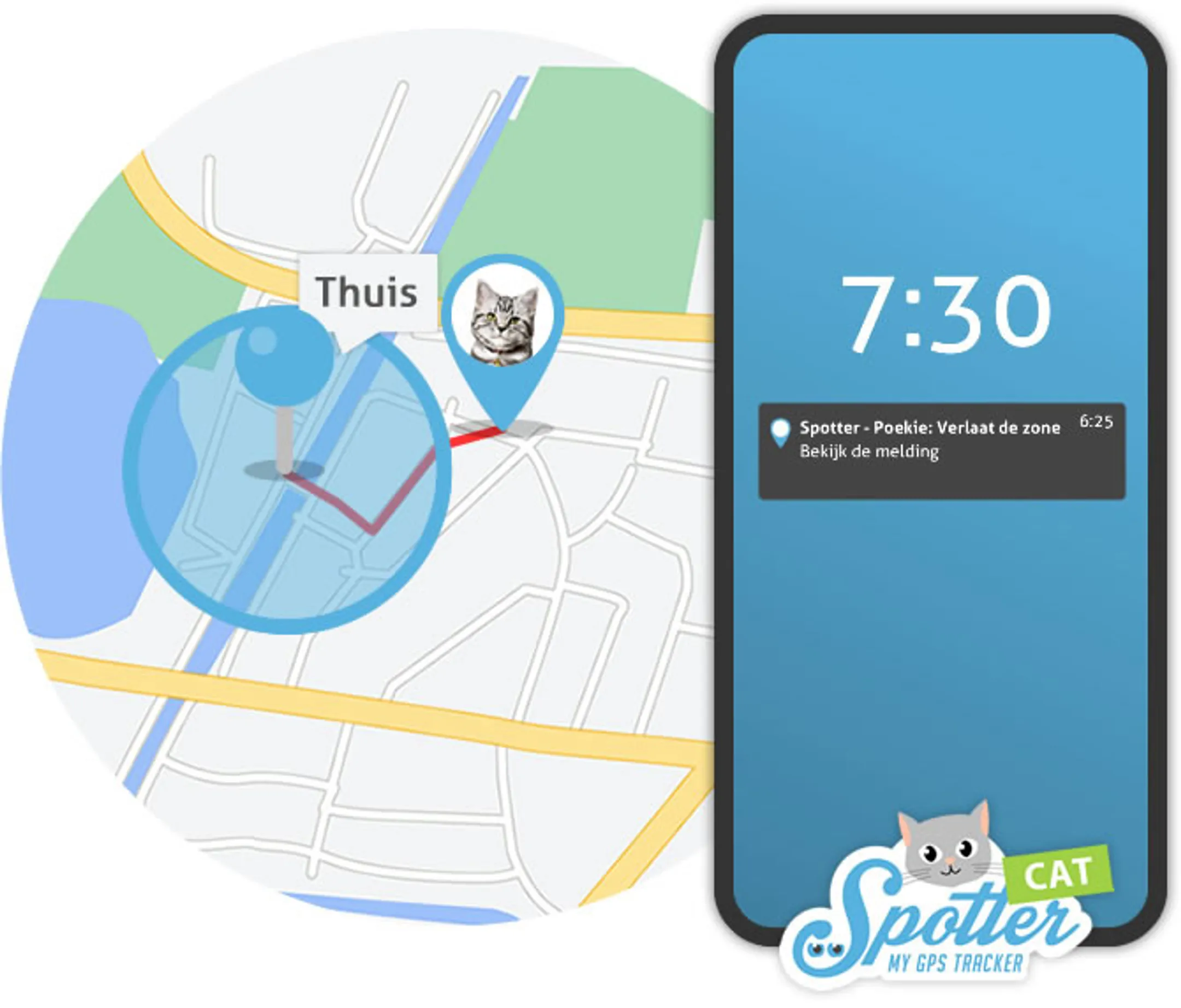Spotter Traceur GPS pour chat image