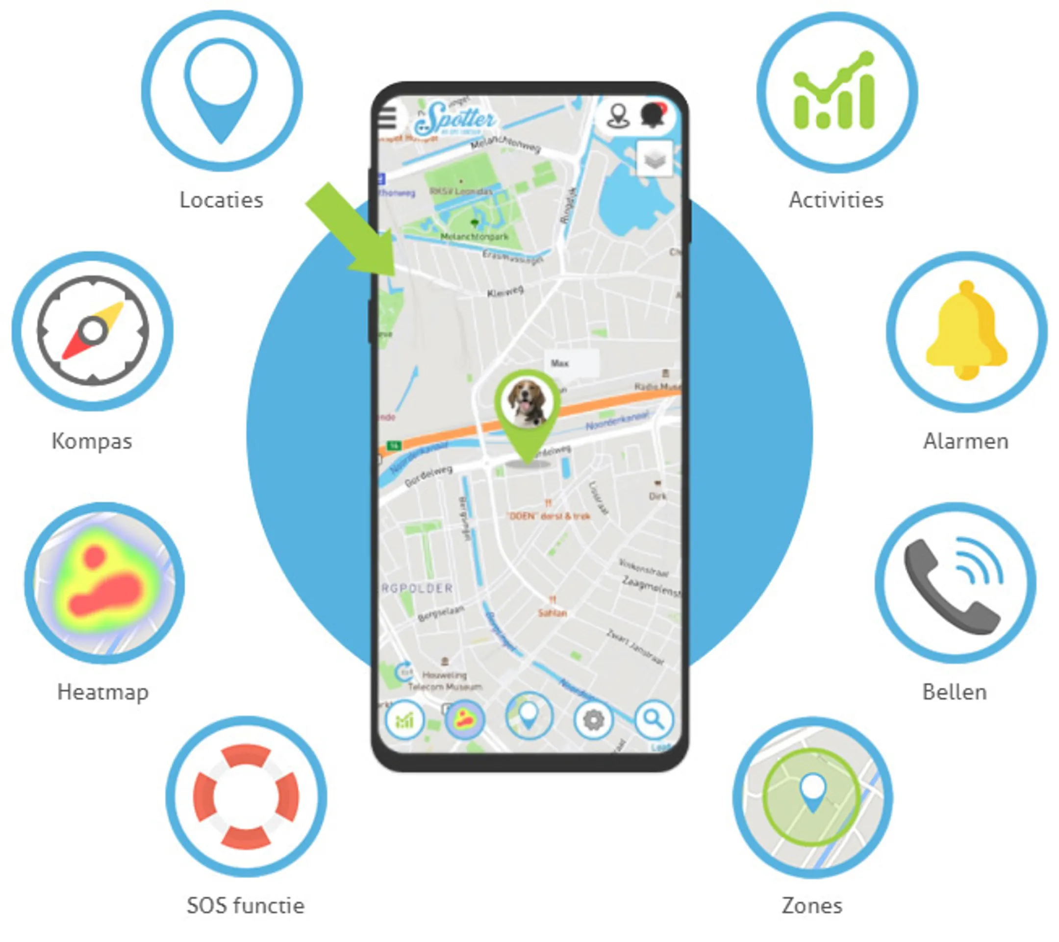Spotter Traceur GPS pour chien image
