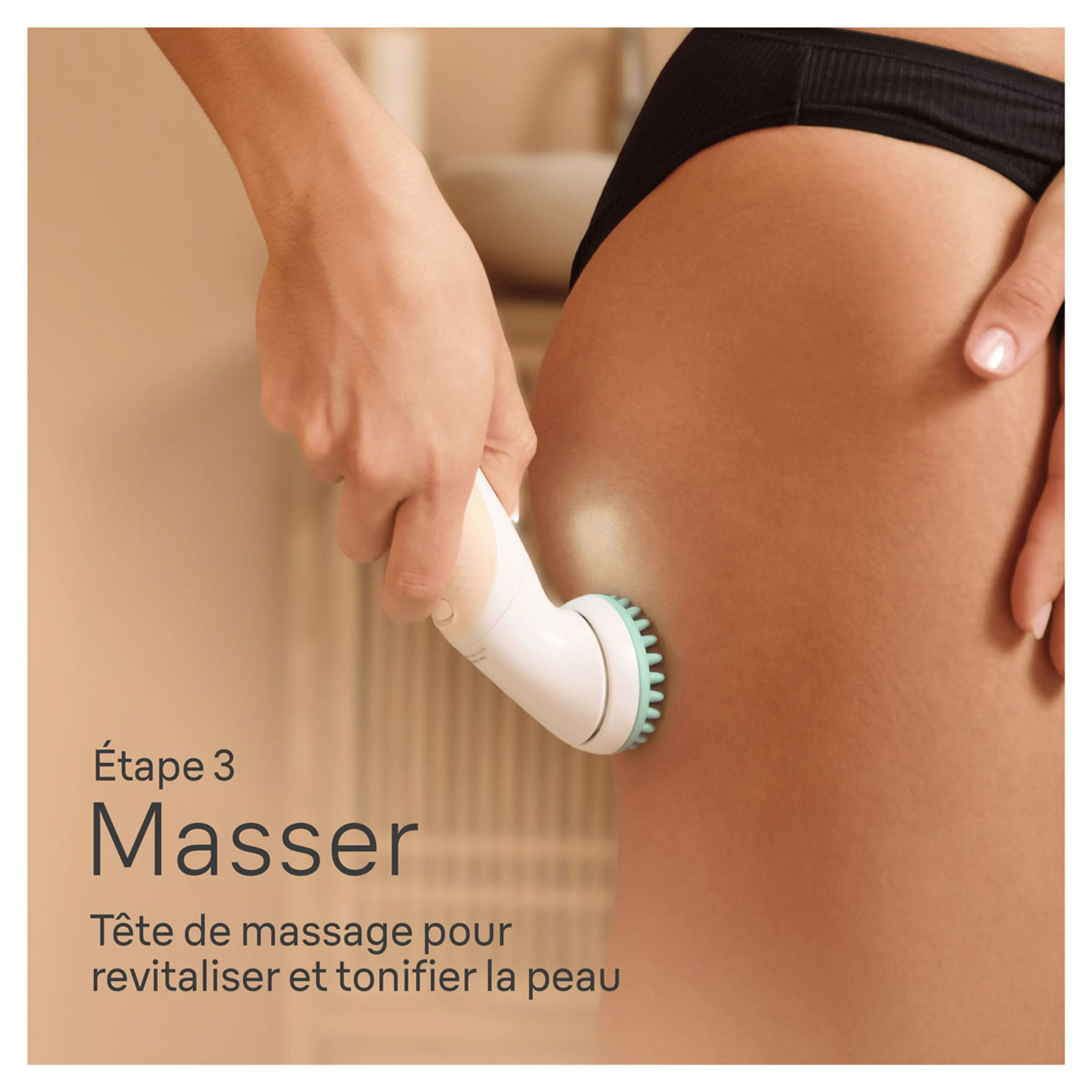 Braun Braun Silk-épil 9 Flex SkinSpa, Épilateur Pour Une Épilation Facile, 9-481 3D, Blanc/Doré image