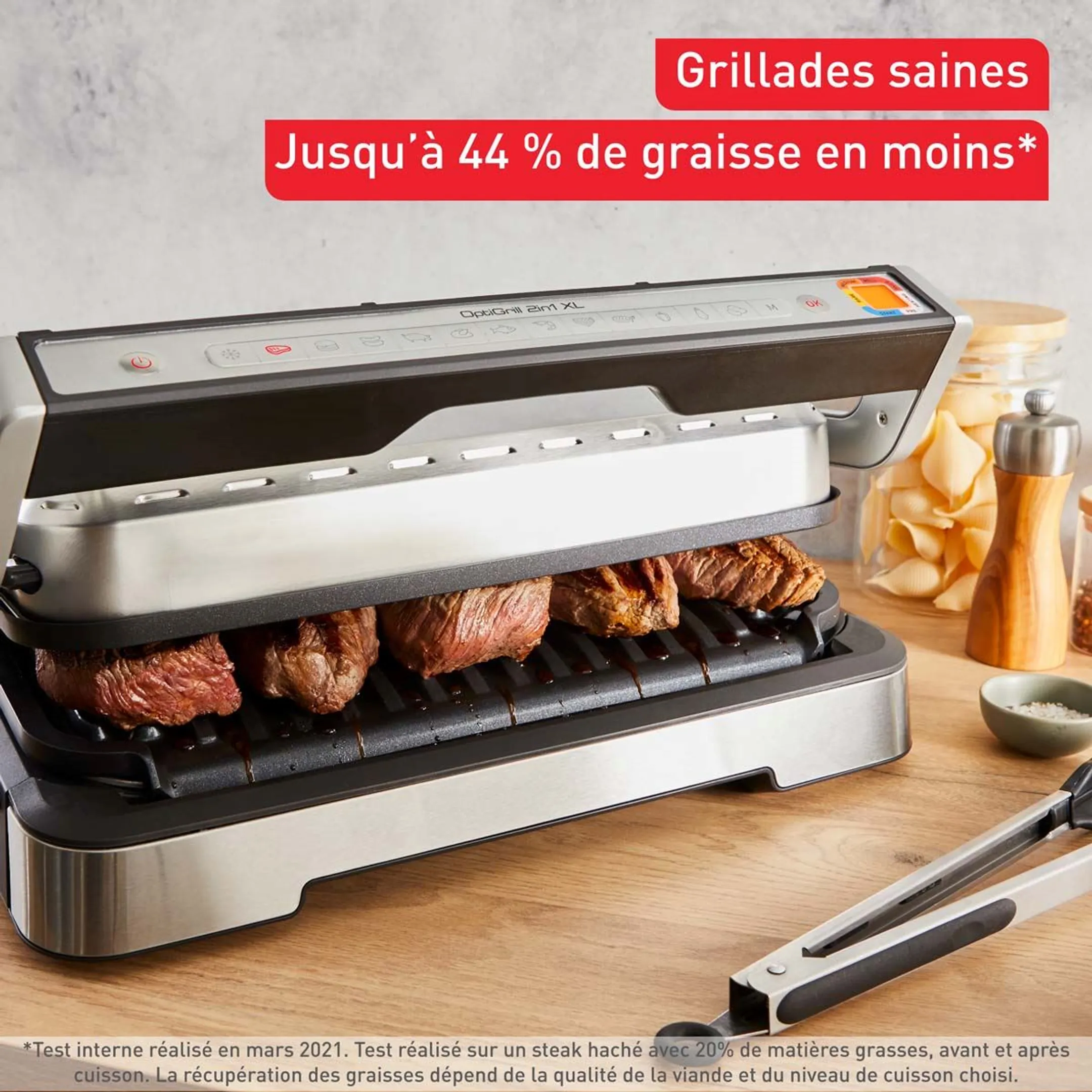 Tefal OptiGrill 2-en-1 XL GC782D10 image