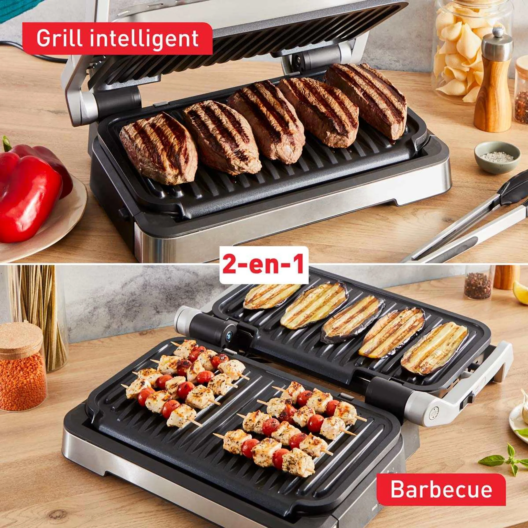Tefal OptiGrill 2-en-1 XL GC782D10 image
