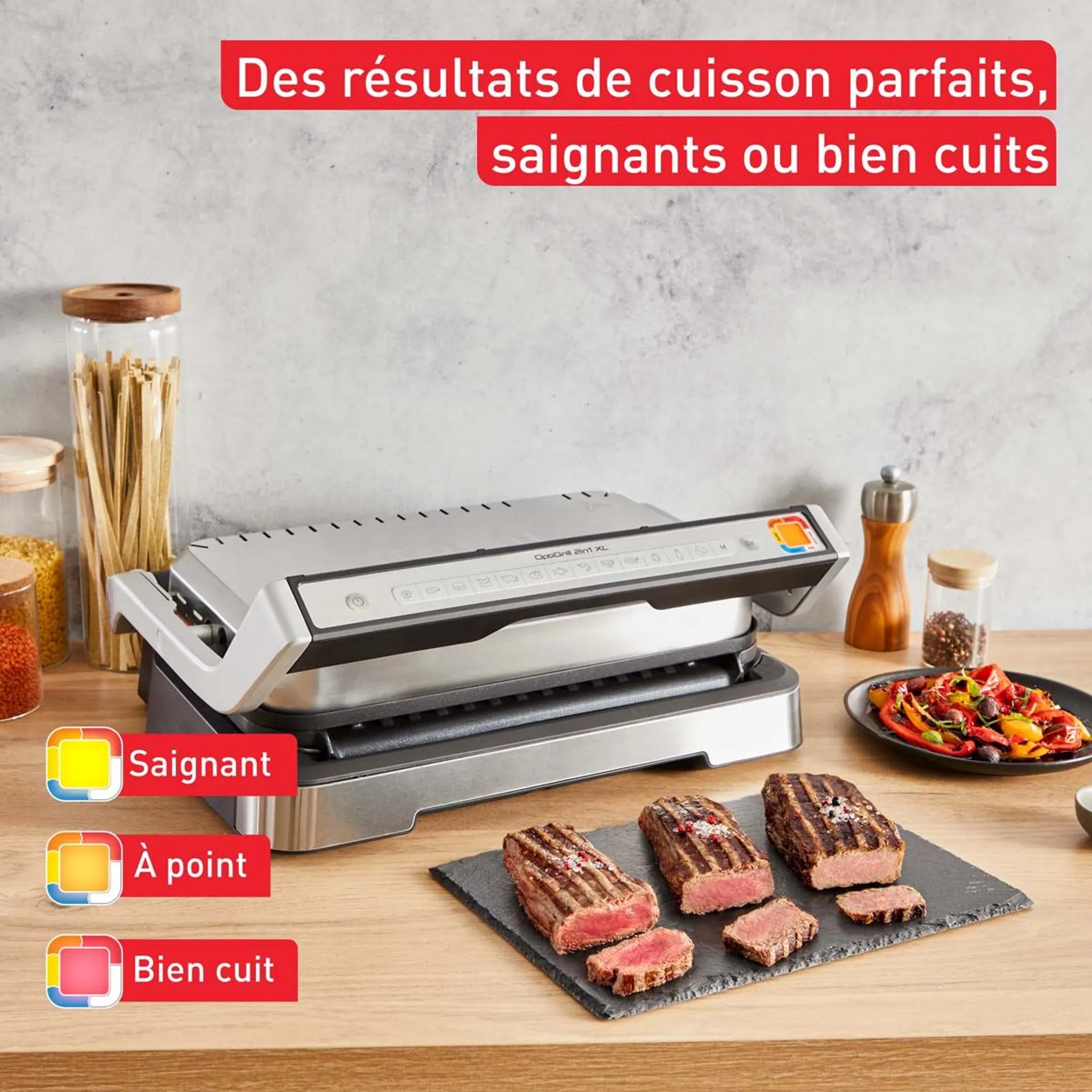 Tefal OptiGrill 2-en-1 XL GC782D10 image