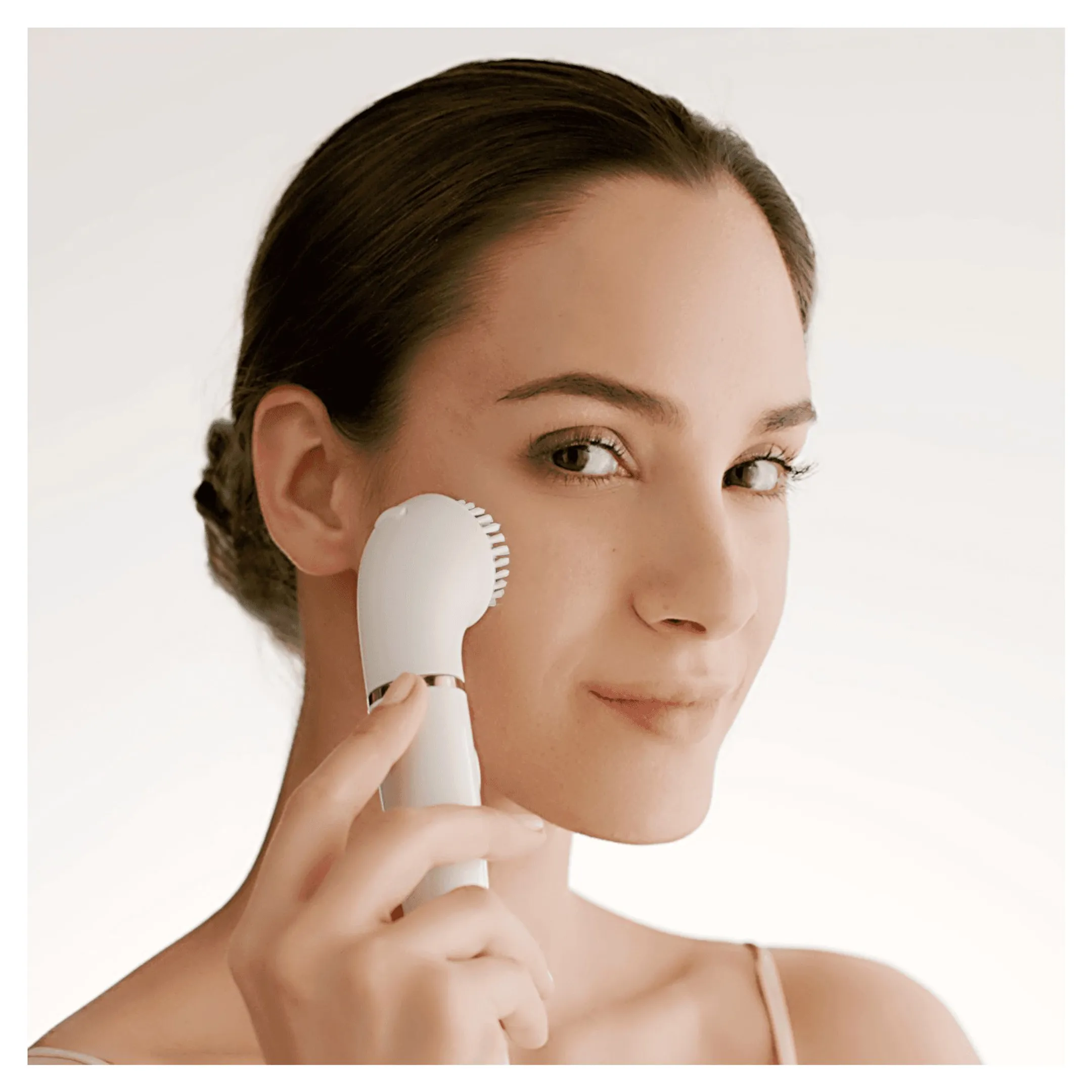 Braun FaceSpa Pro 911 Épilateur Visage Blanc/Bronze Avec 3 Accessoires image