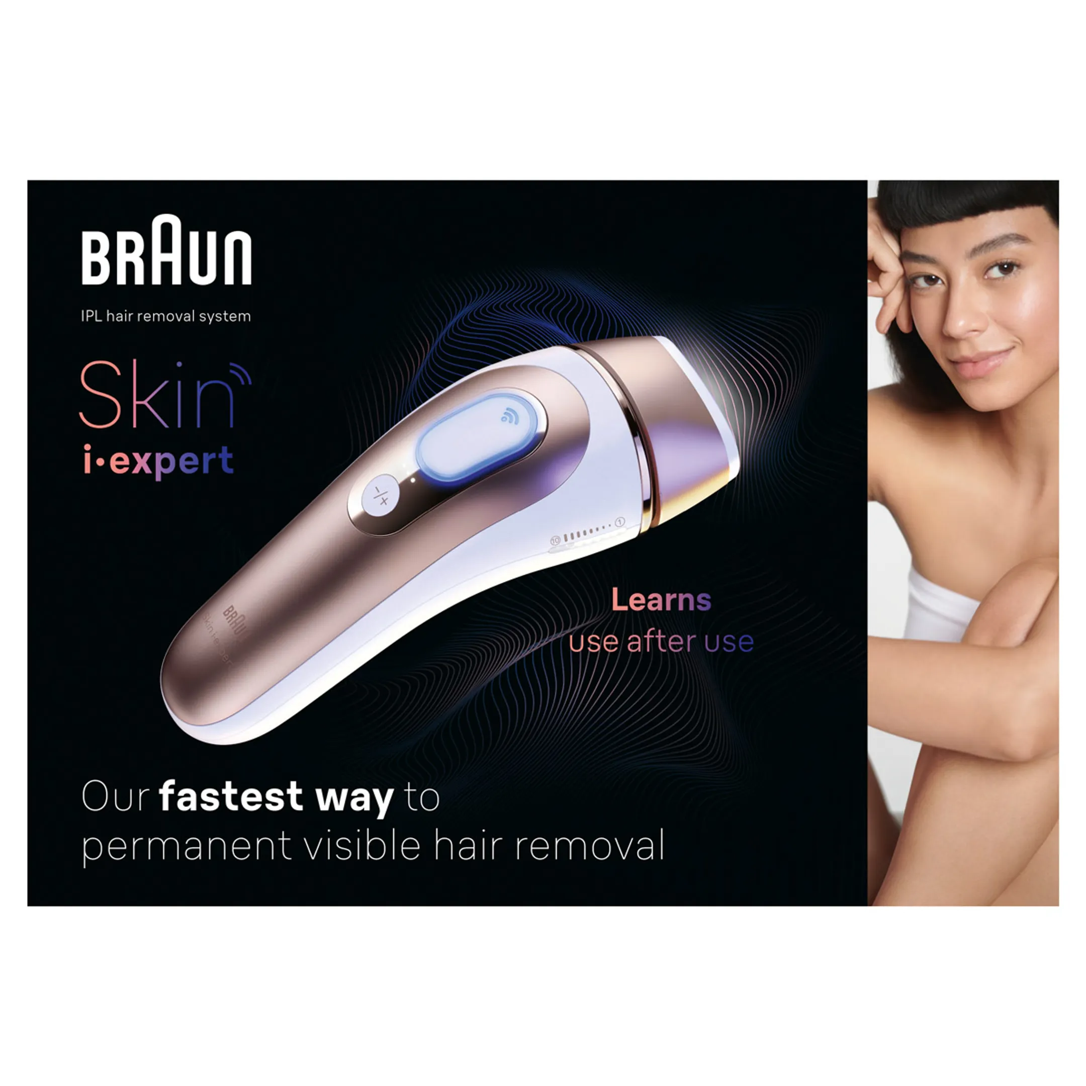 Braun Smart IPL Skin i·expert, Ontharing thuis, Etui, Venus-scheermesje, 2 Koppen, PL7147 image