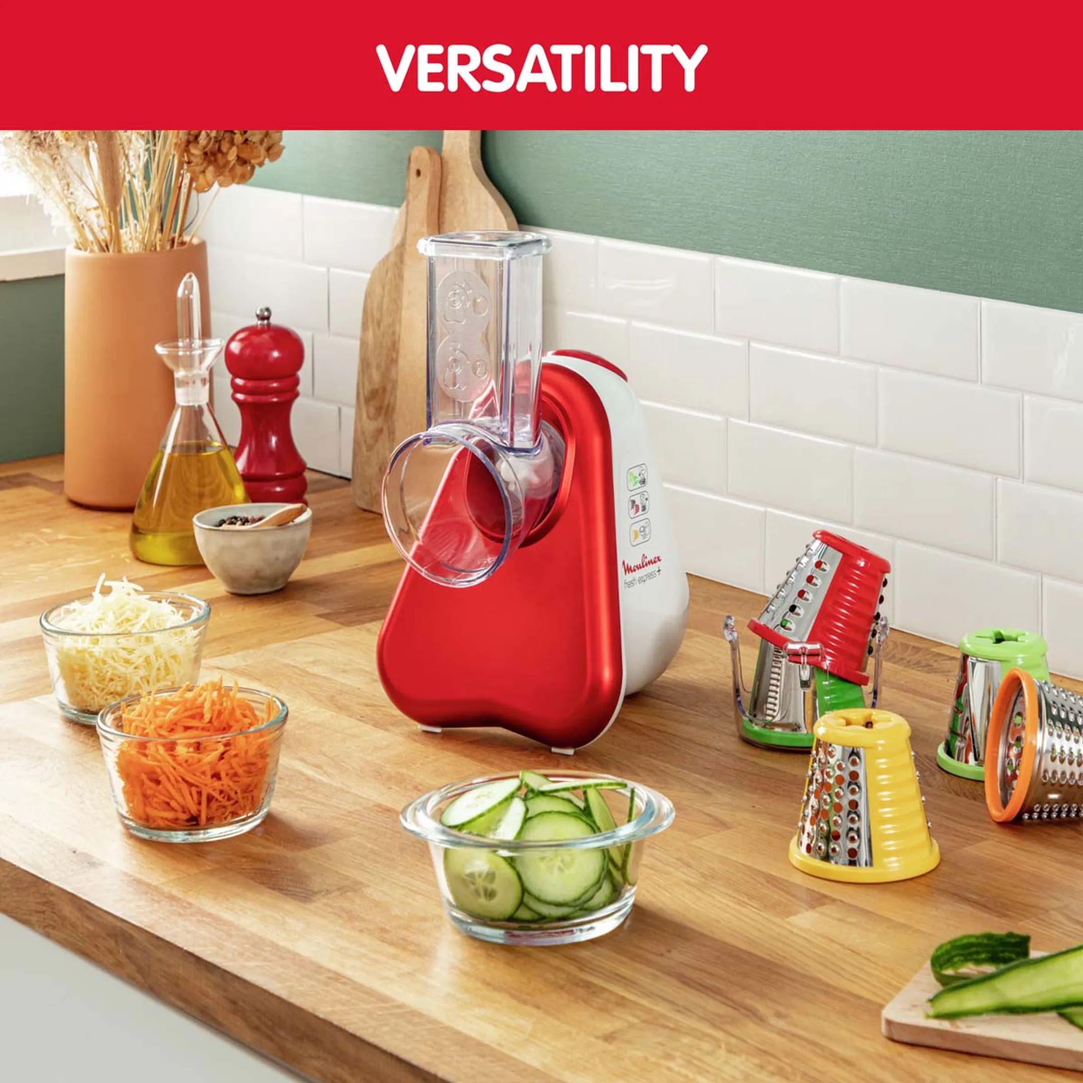 Moulinex Hachoir Fresh Express + DJ755G32 image