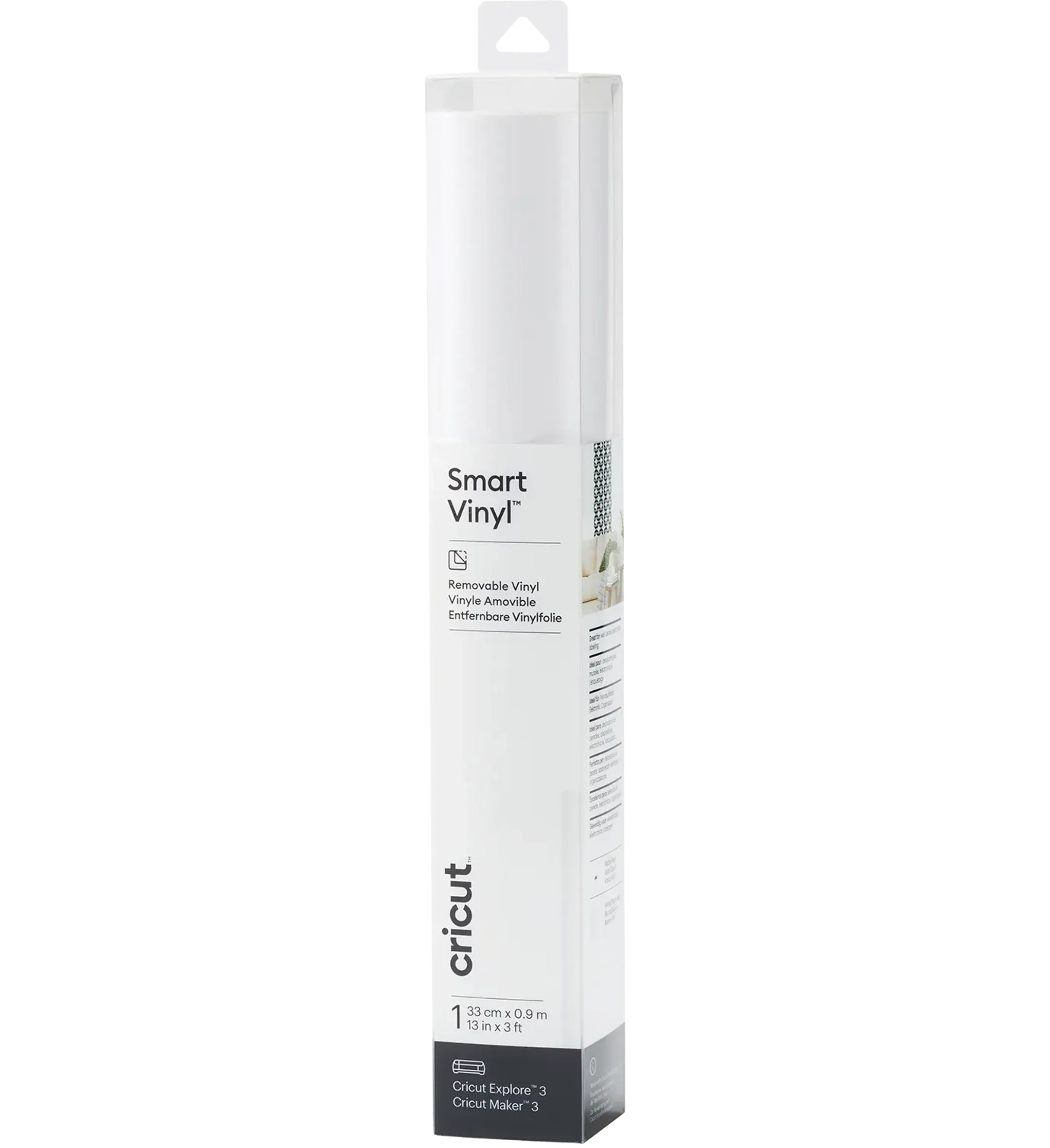 Verwijderbare Smart Vinyl™ - 91 x 33 cm - Wit