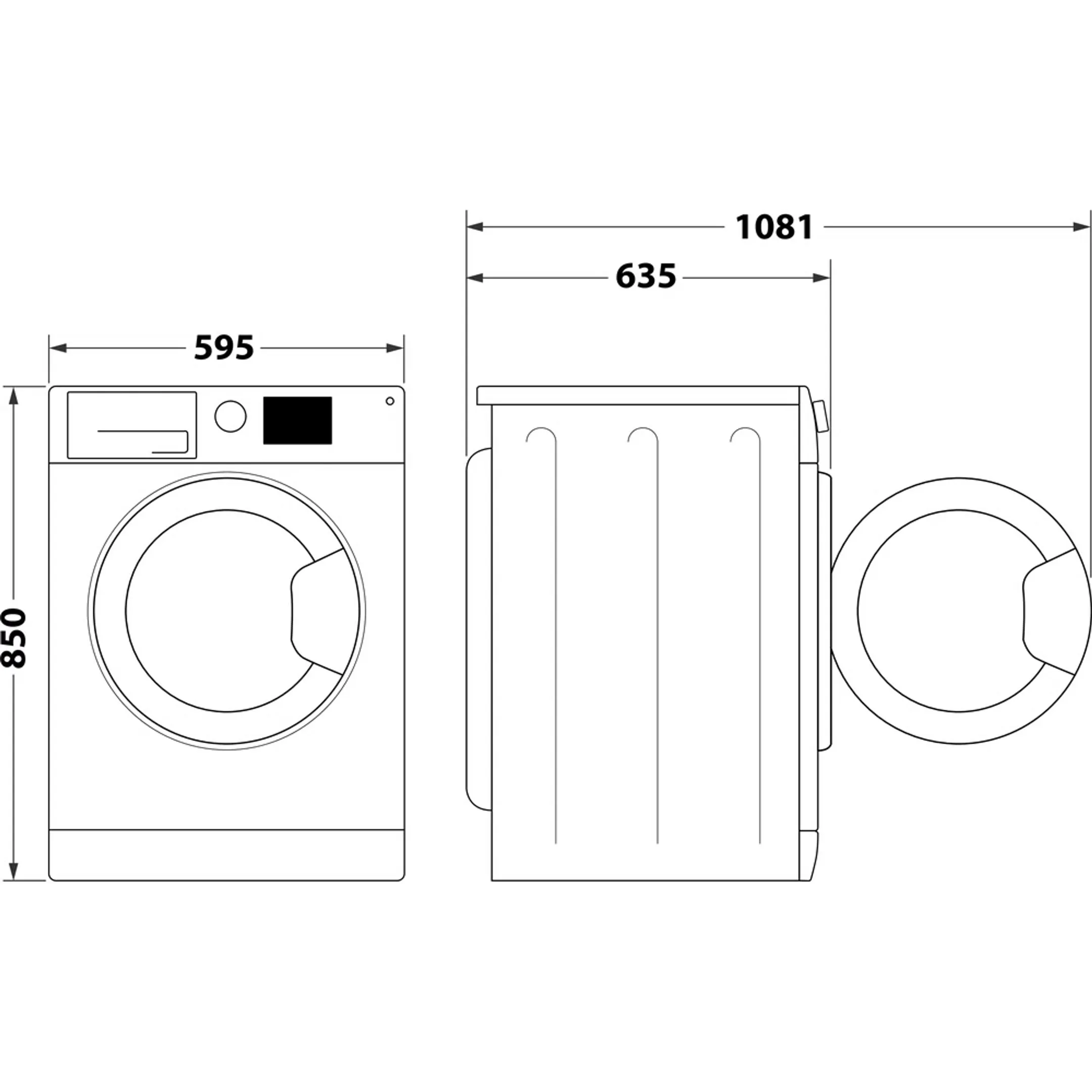 Whirlpool Machine à laver FFB 10658 BEV F  image