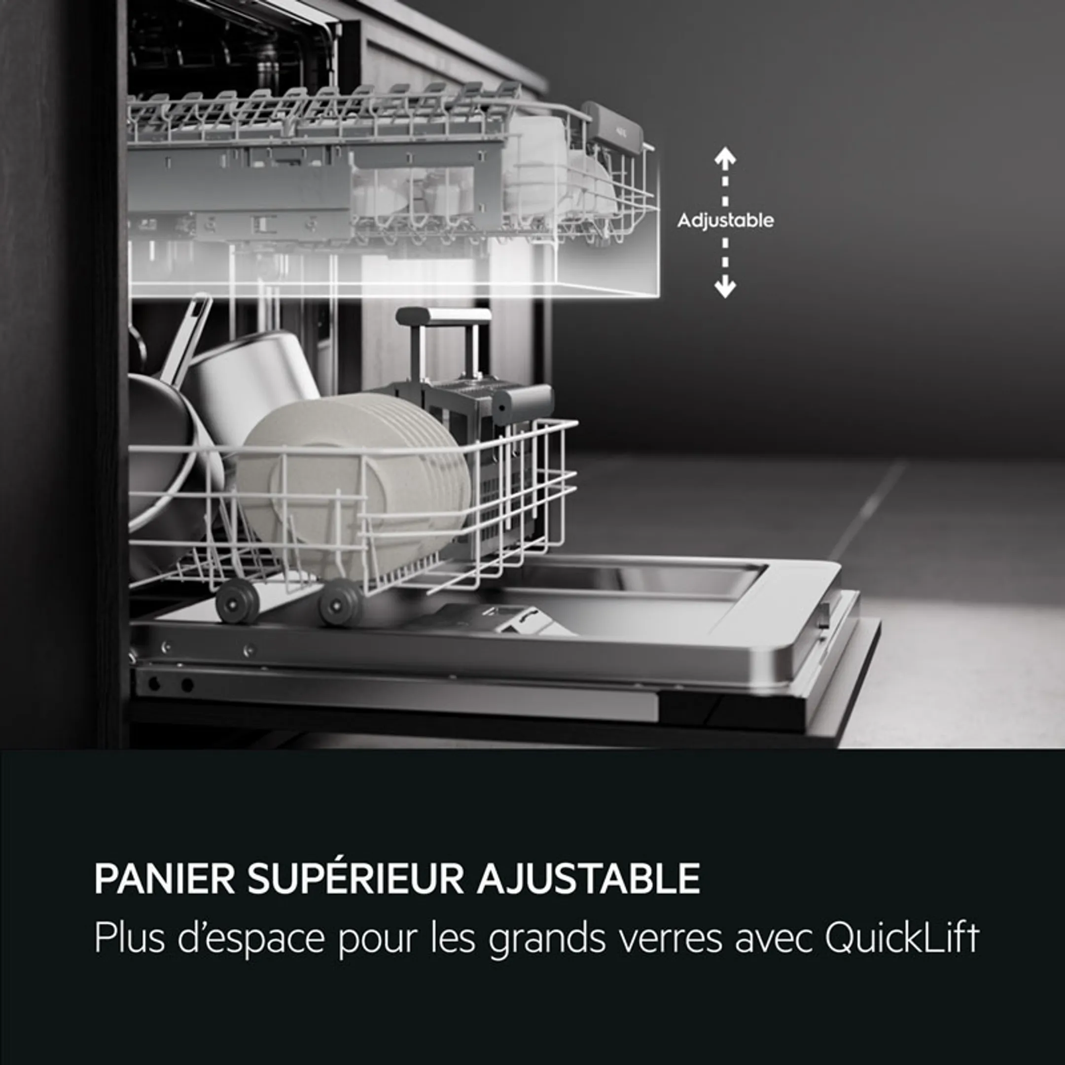 AEG Lave-vaisselle FFB83816PM ComfortLift AirDry image