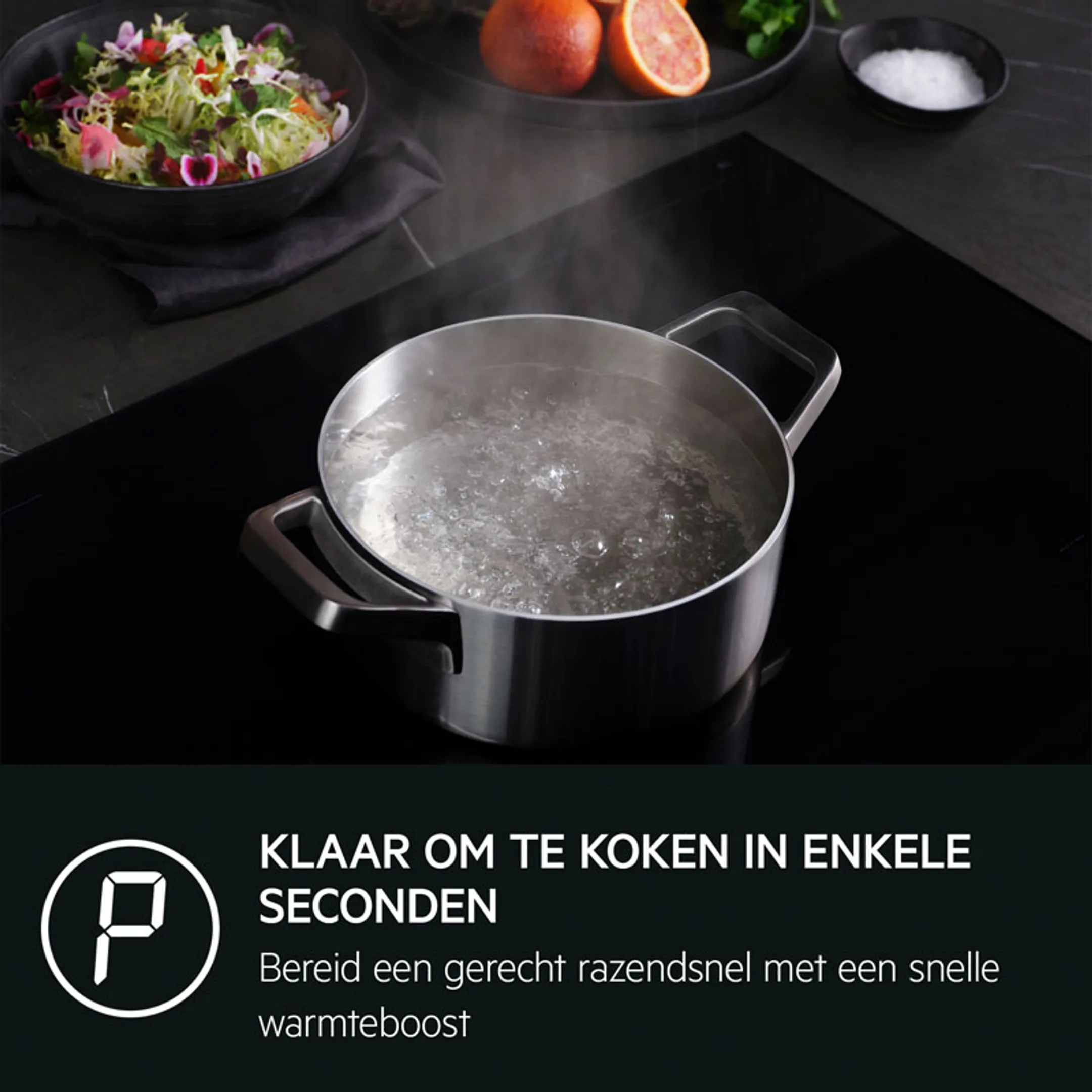 Inductiekookplaat IKB64441FB Hob2Hood