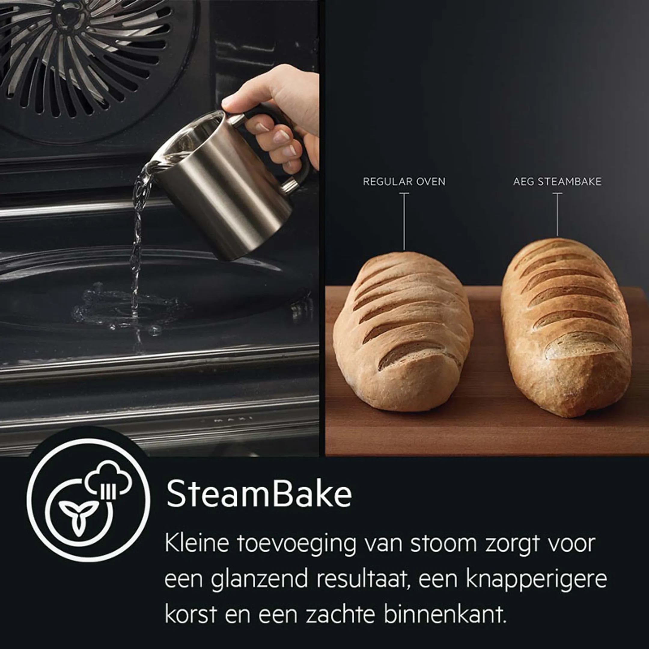 AEG Inbouw oven BCS455020M SteamBake  image