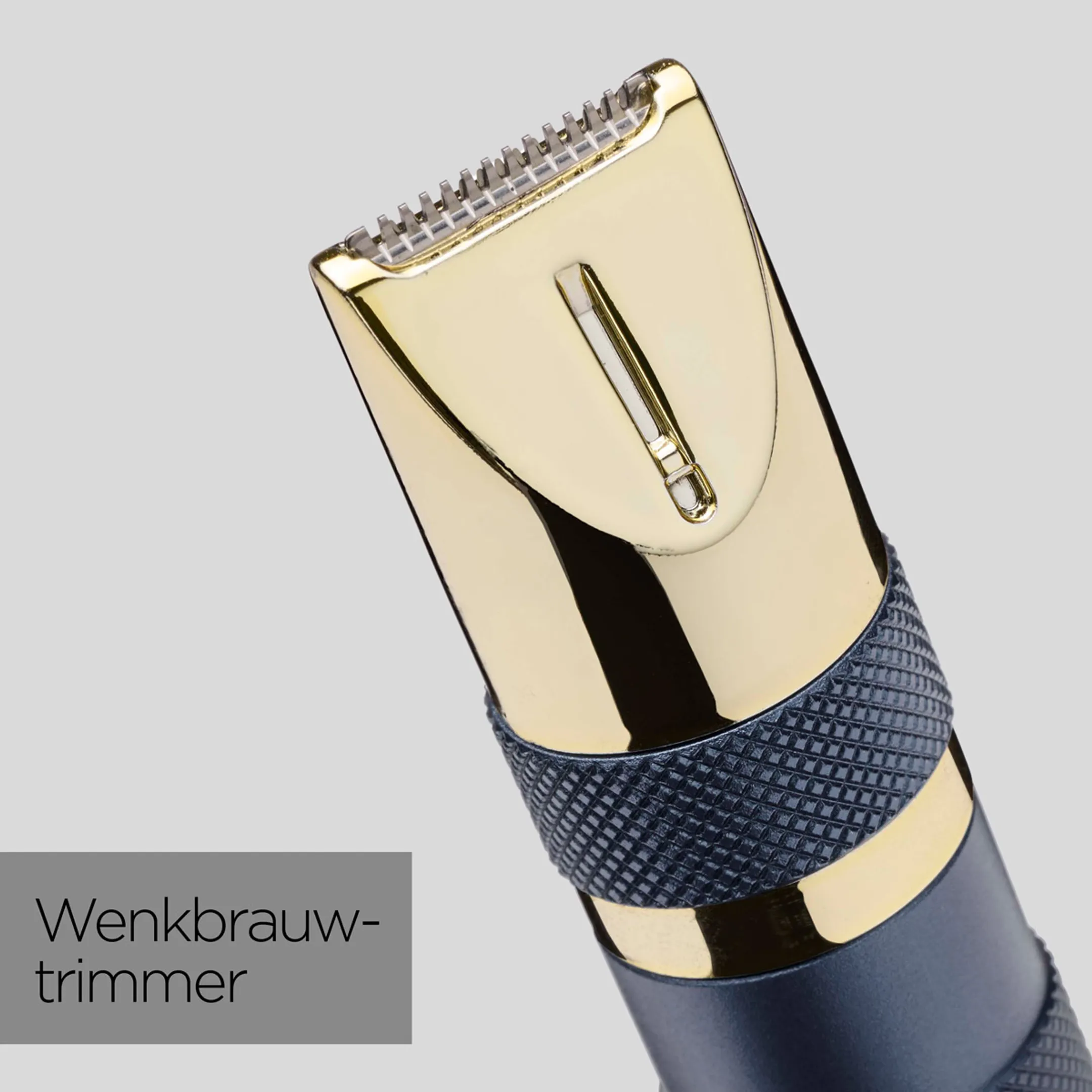 Babyliss Neus-, oor- en wenkbrauwtrimmer Super-X Metal Series Gold&Navy Edition E112 image