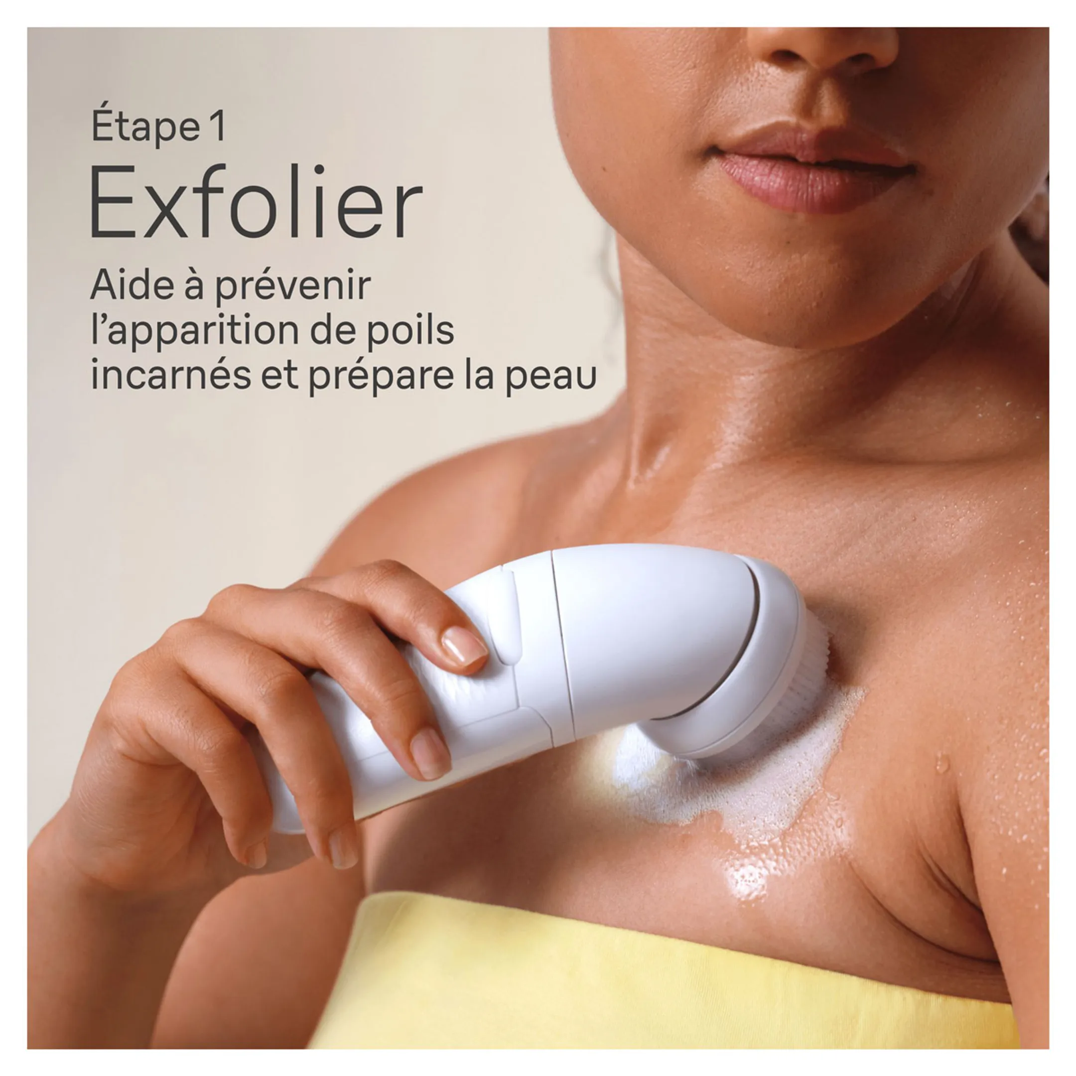 Braun Silk-épil 7 SkinSpa, Épilateur Pour Peau Douce Longue Durée, 7-081, Blanc/Argent image