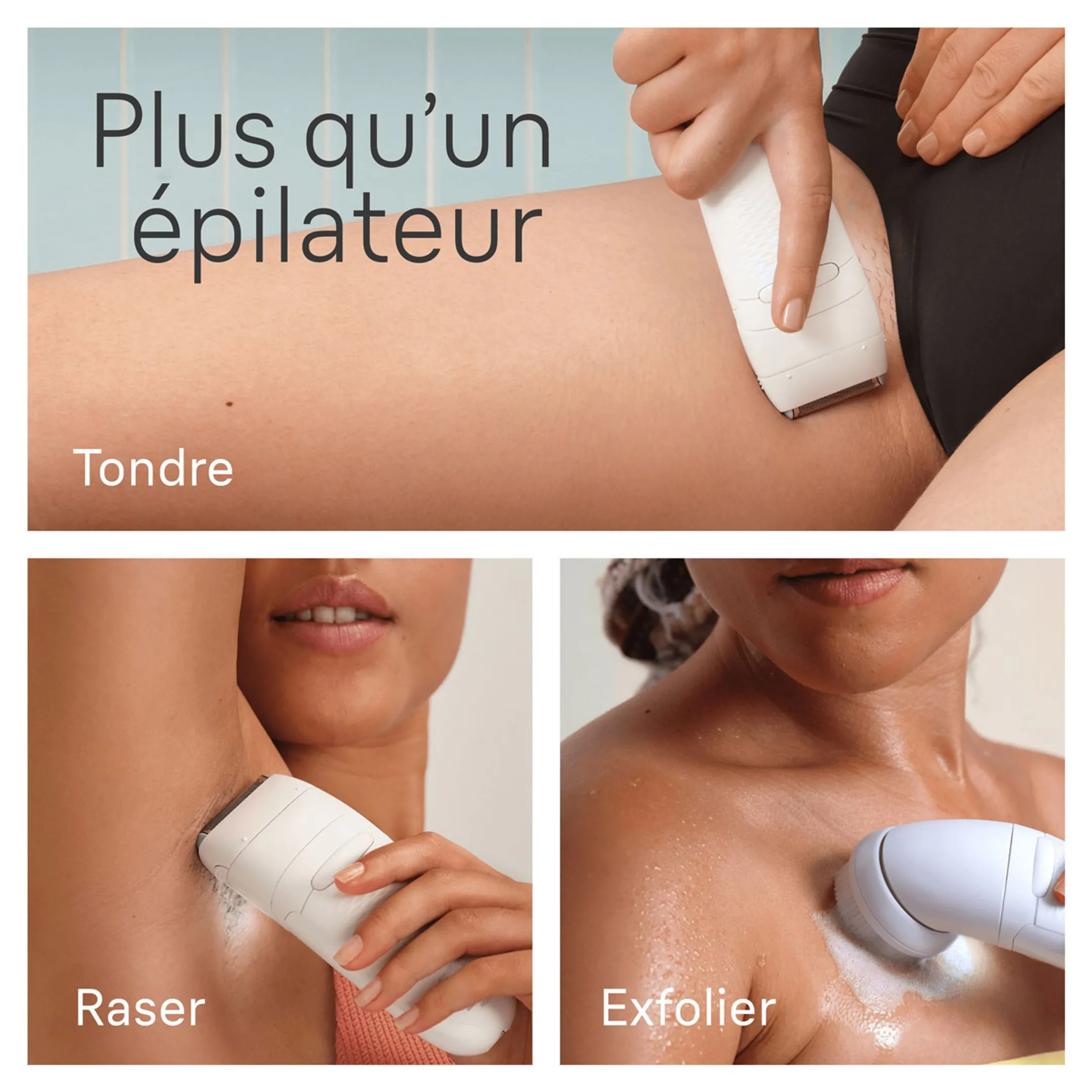 Braun Silk-épil 5, Épilateur Pour Épilation Facile, Peau Douce Longue Durée 5-060, Blanc/Rose image