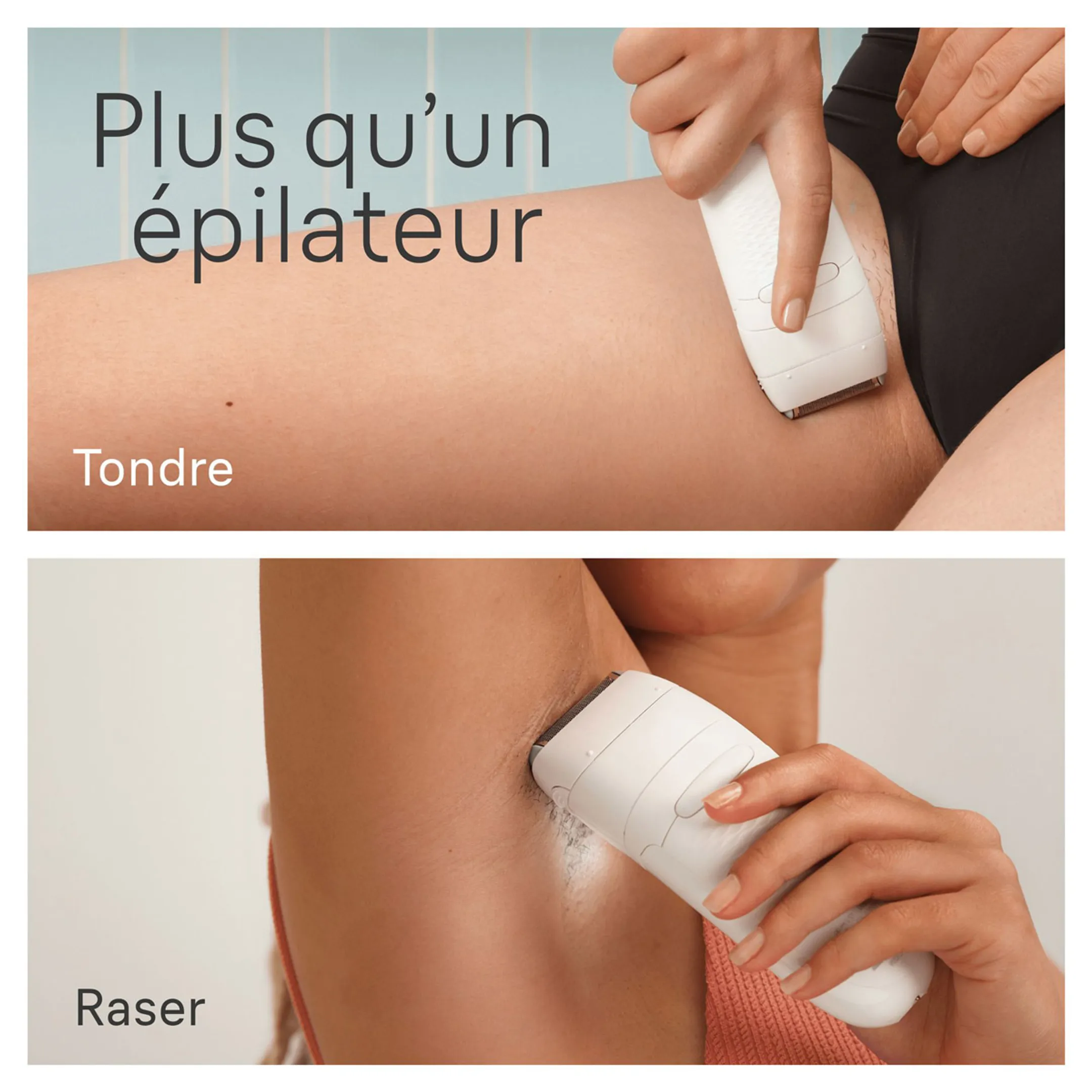 Braun Silk-épil 5, Épilateur Pour Épilation Facile, Peau Douce Longue Durée 5-011, Blanc/Gris image