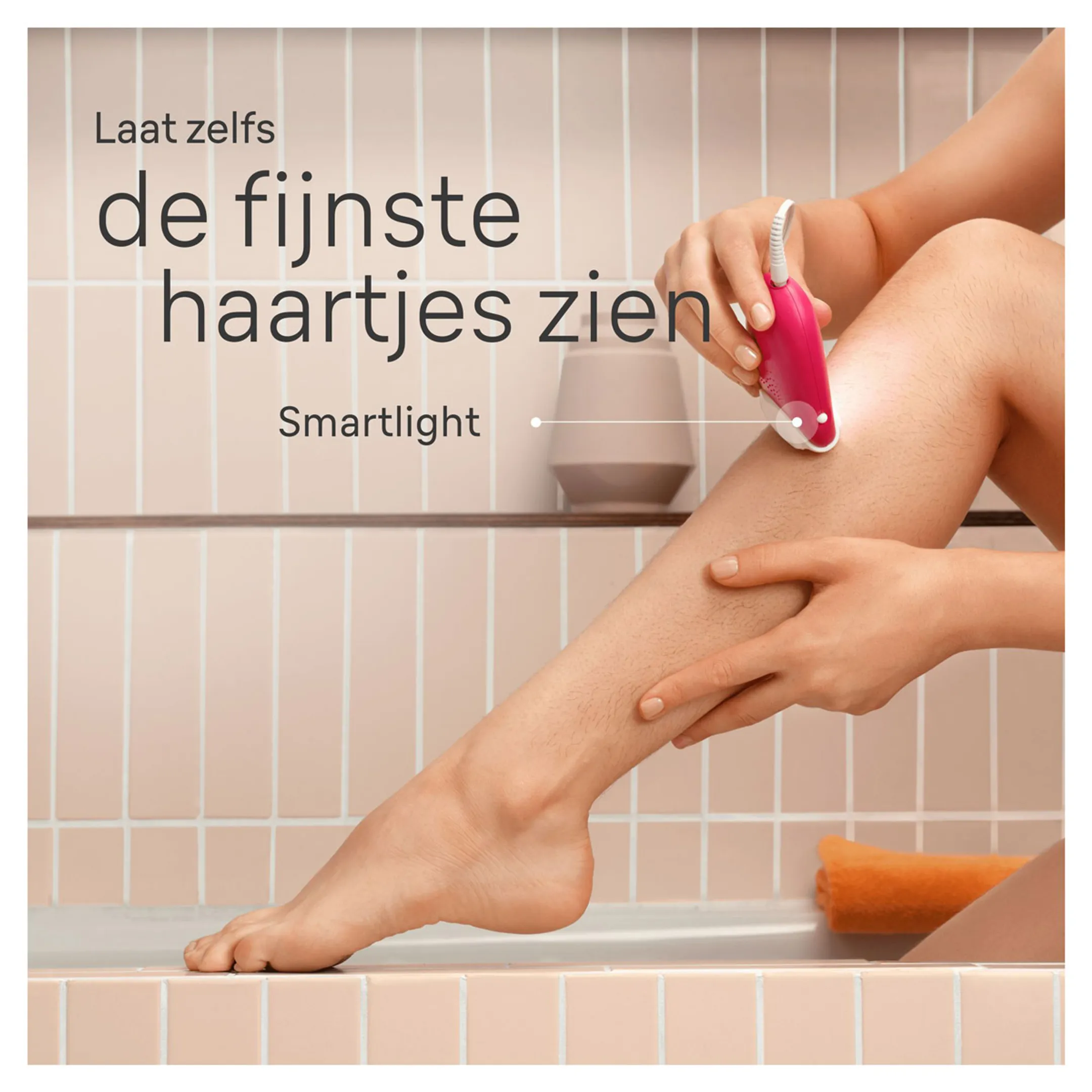 Braun Silk·épil 3, Epilator Met Snoer Voor Ontharing, Wekenlang Een Gladde Huid, 3-031, Roze image