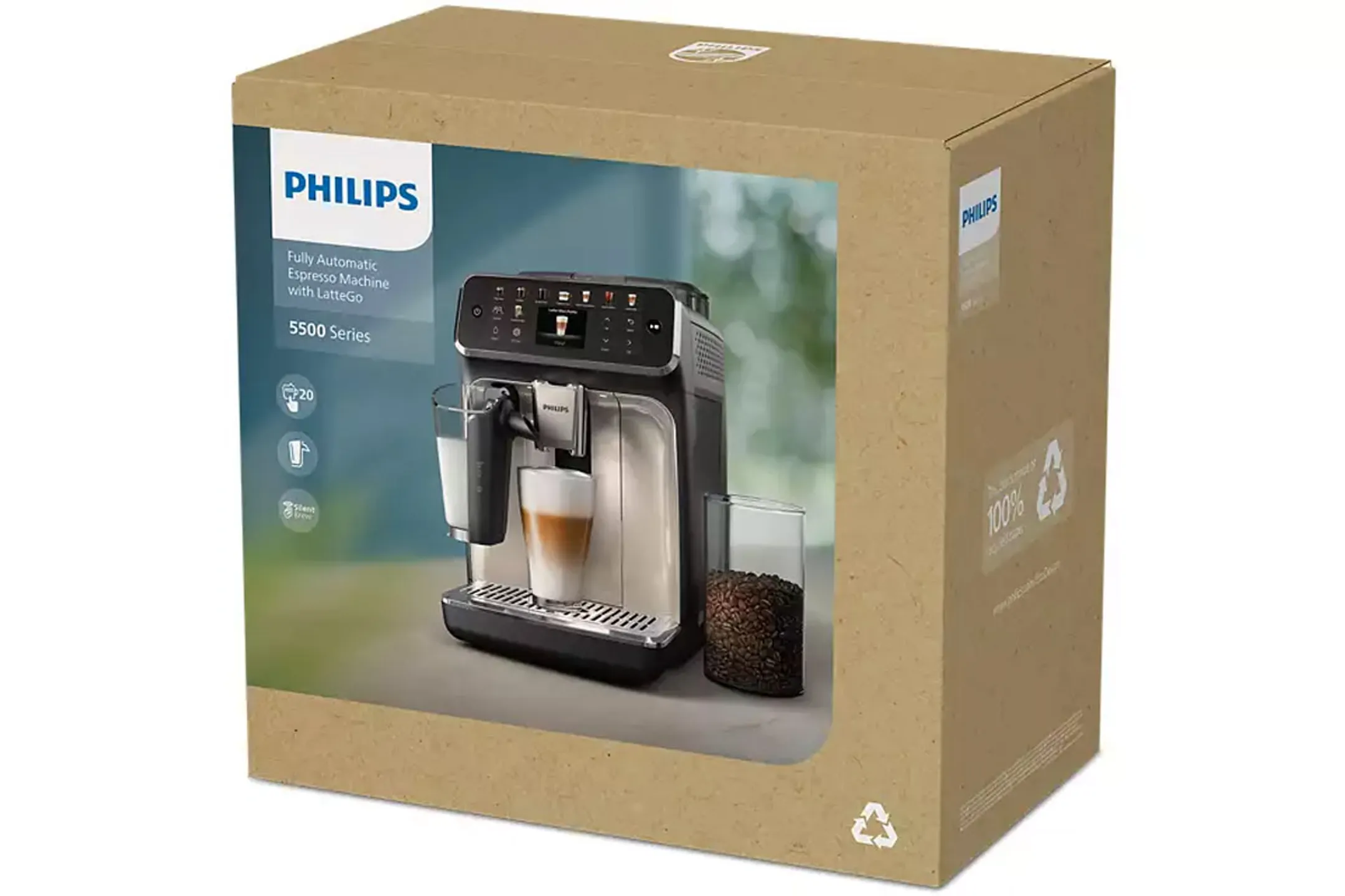 Philips Machine à Expresso automatique Series 5500 EP5547/90 LatteGo image