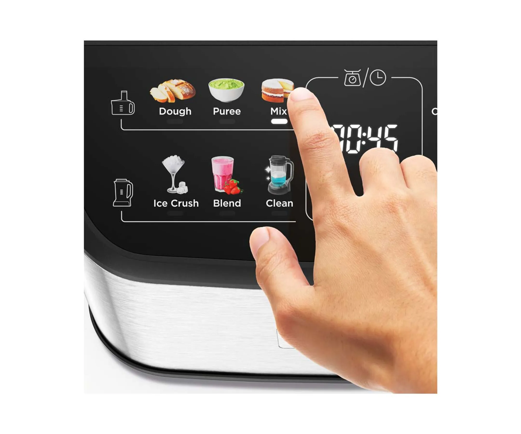 MultiPro OneTouch Foodprocessor FDM73.480SS