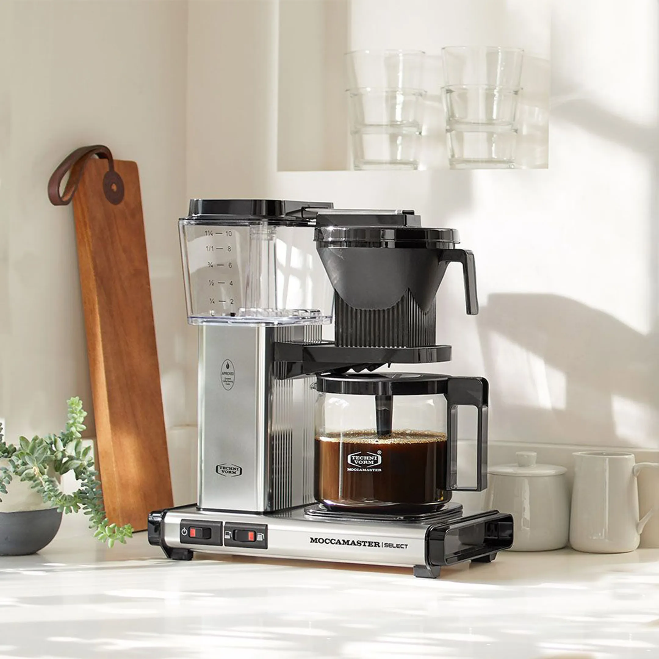 MOCCAMASTER Koffiezetapparaat KBG Select Polished Silver image