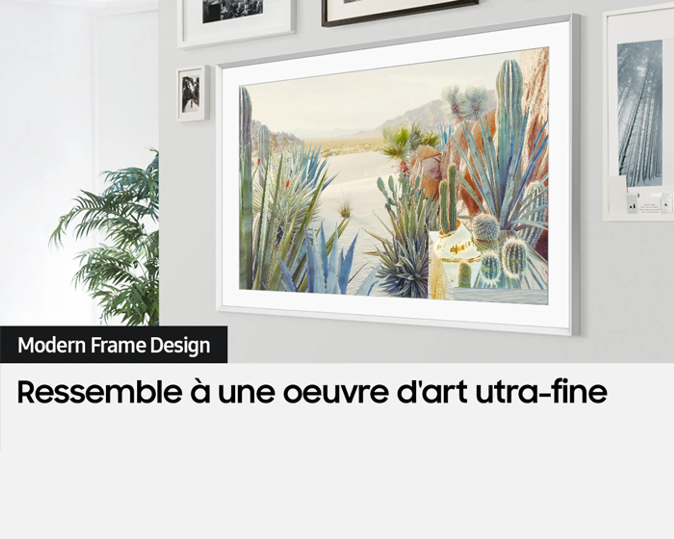 Samsung TV QLED 4K The Frame QE75LS03DAUXXN (2024) - 75 pouces image