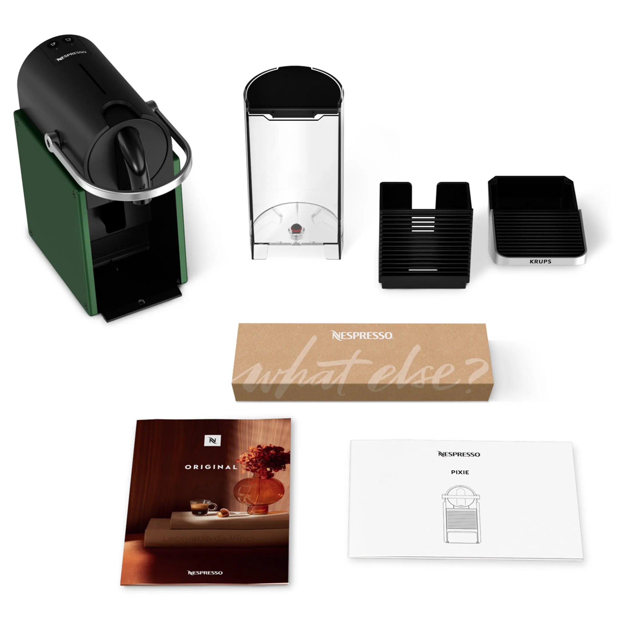 Krups Koffiemachine Nespresso Pixie Redesign Dark Green image