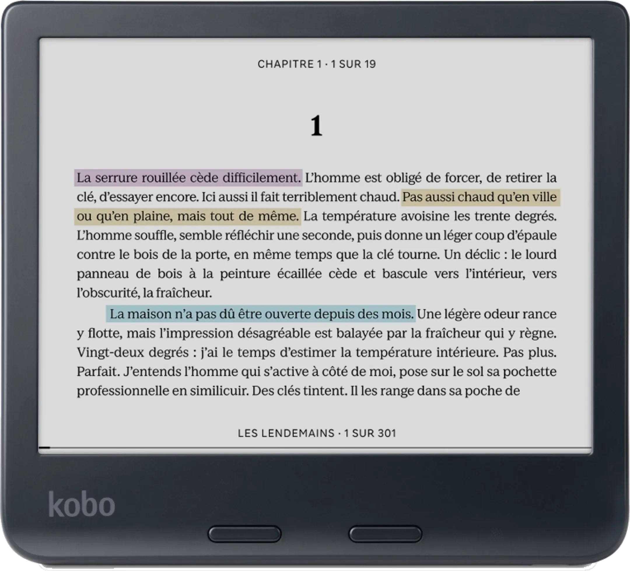 Kobo Libra Coulour - Noir image