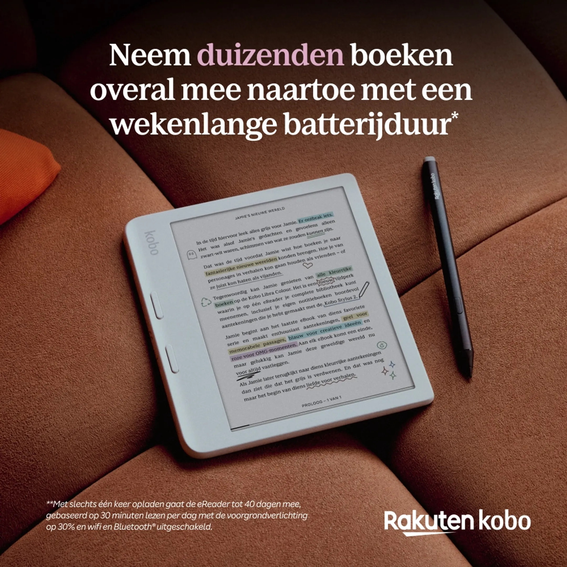 Kobo Libra Colour - Zwart image