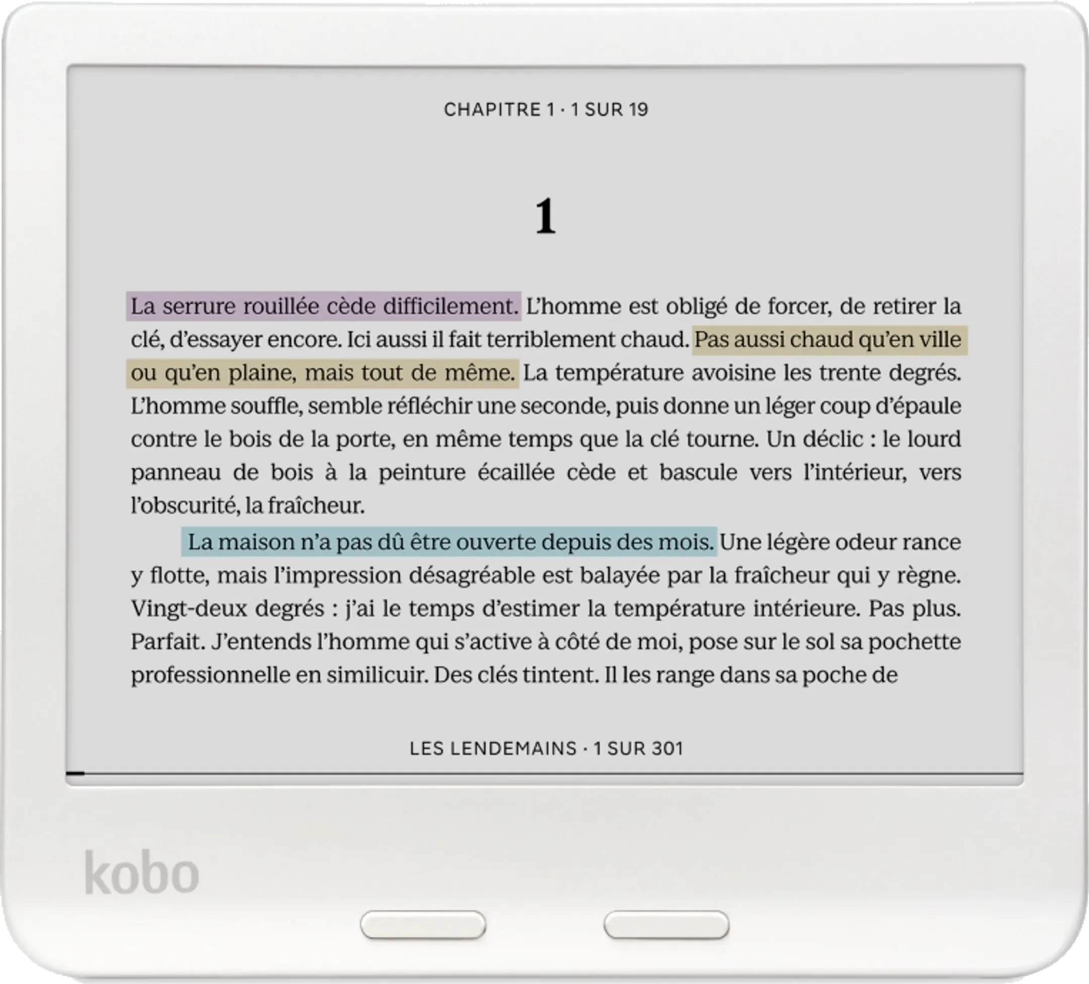 Kobo Libra Colour - Blanc image