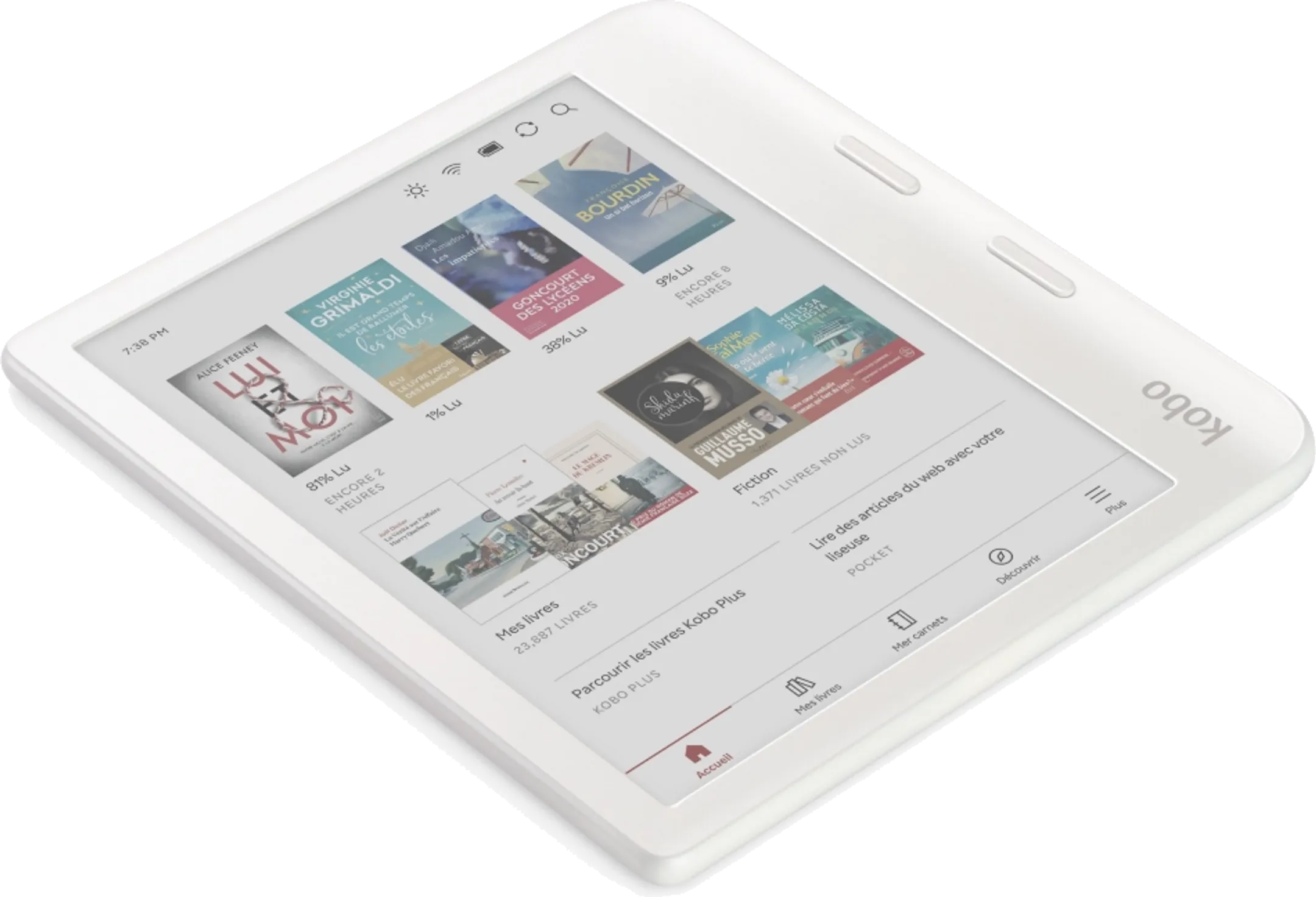 Kobo Libra Colour - Blanc image