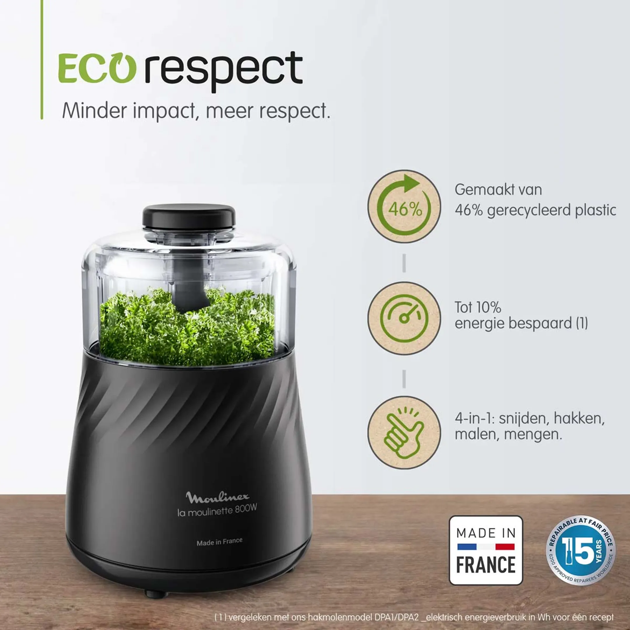 Moulinex Hakmolen Eco Respect DP710810  image