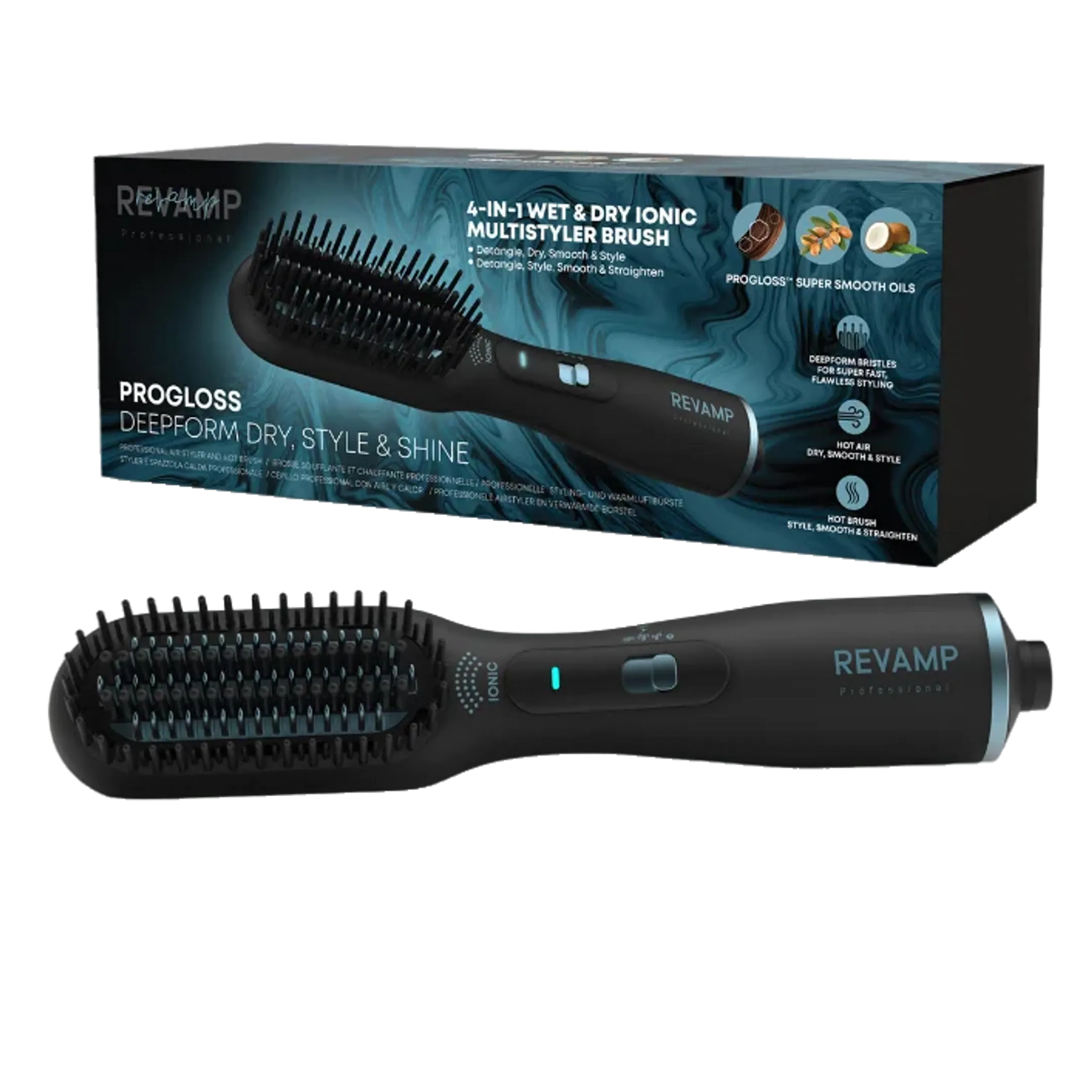 Brosse soufflante Progloss Deepform Straight & Style BR-2500