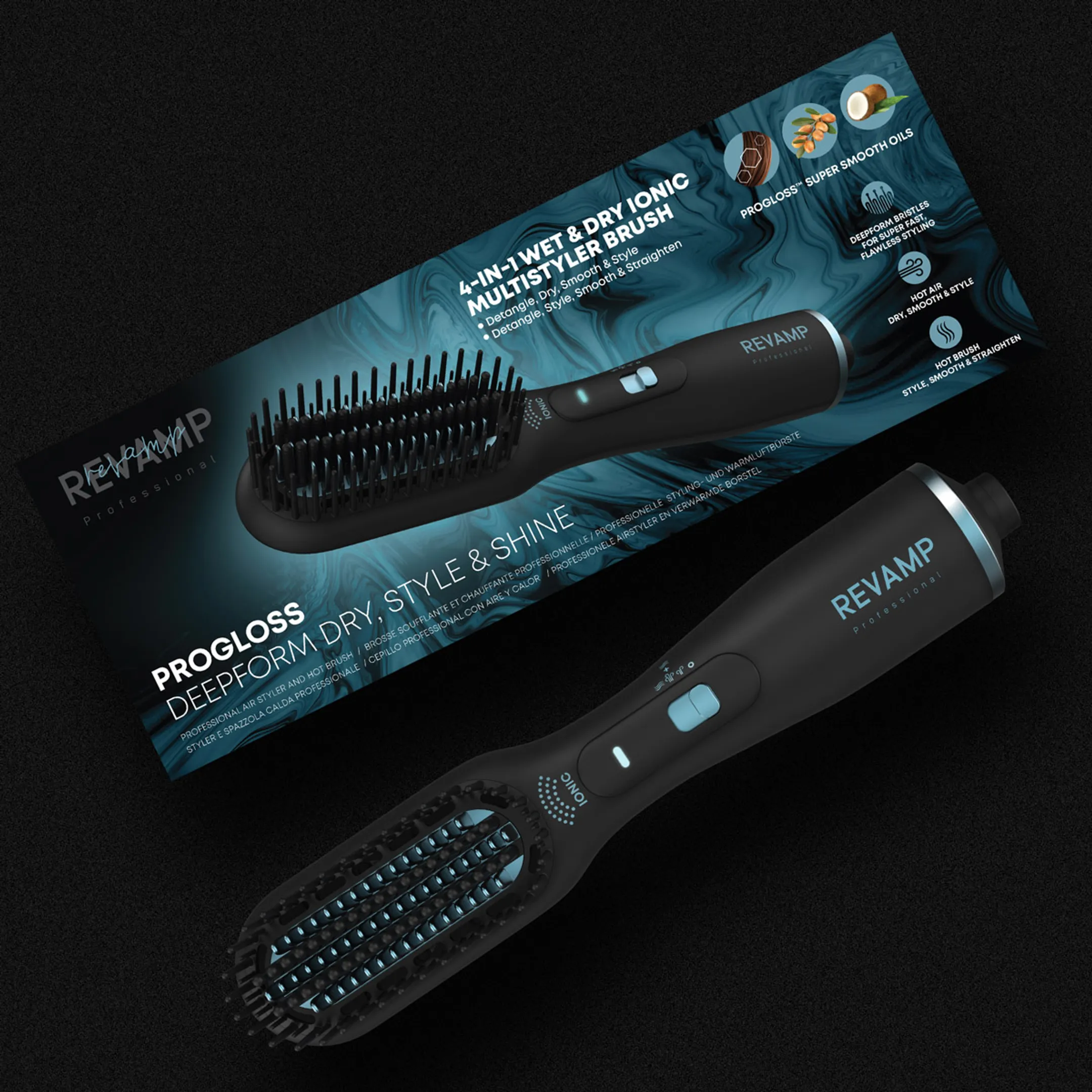 Revamp Brosse soufflante Progloss Deepform Straight & Style BR-2500 image