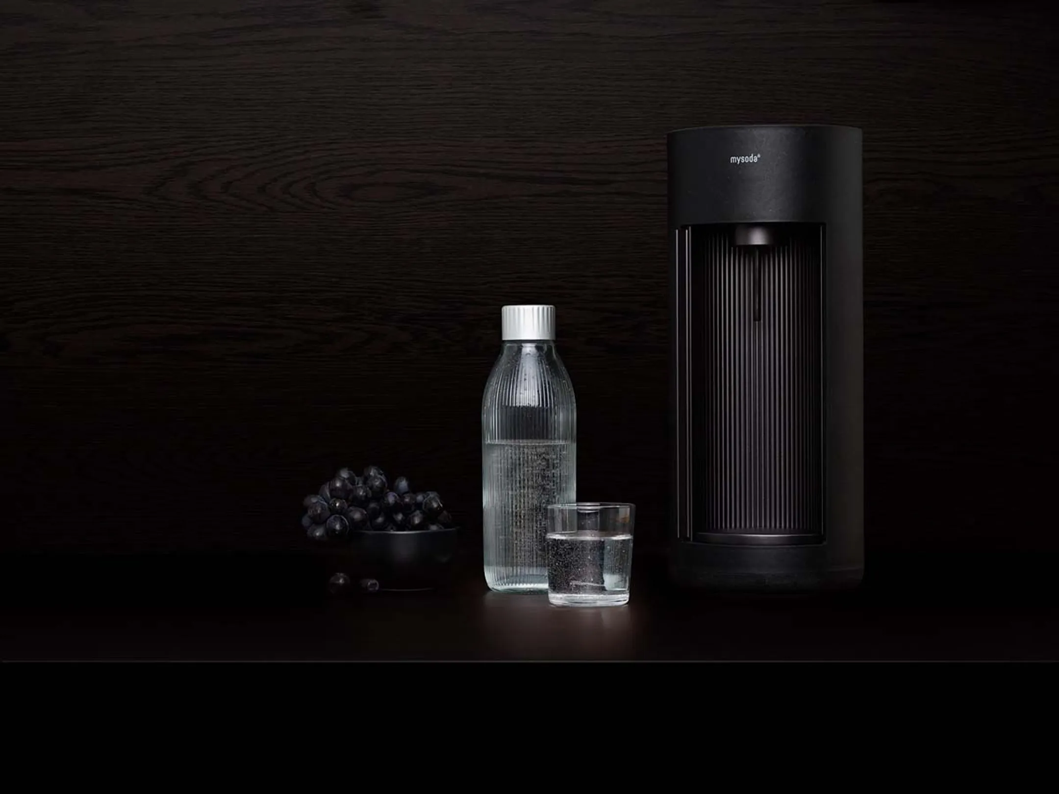 MySoda Machine à boisson pétillante Glassy Black image