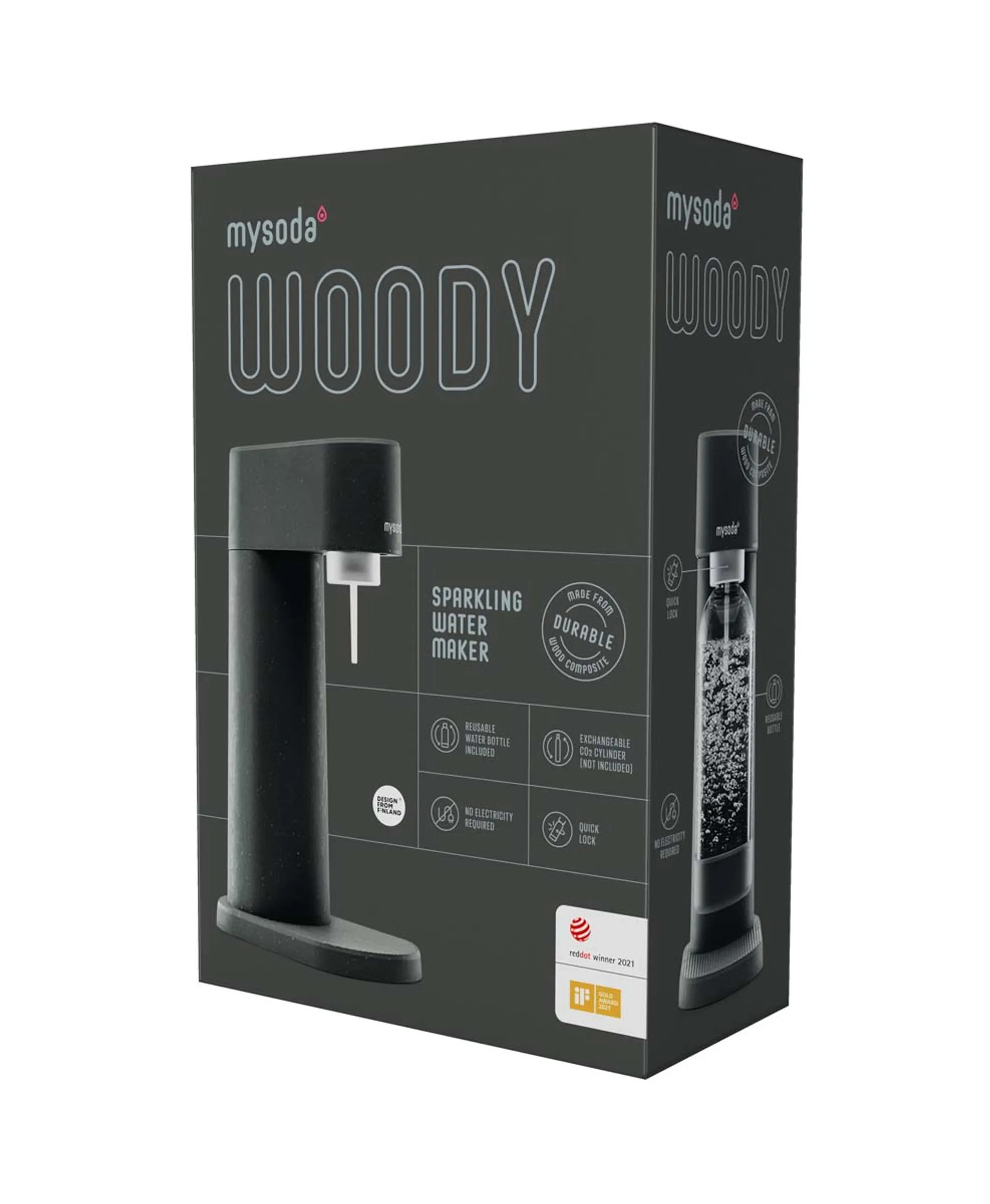 MySoda Bruiswatertoestel Woody Black image