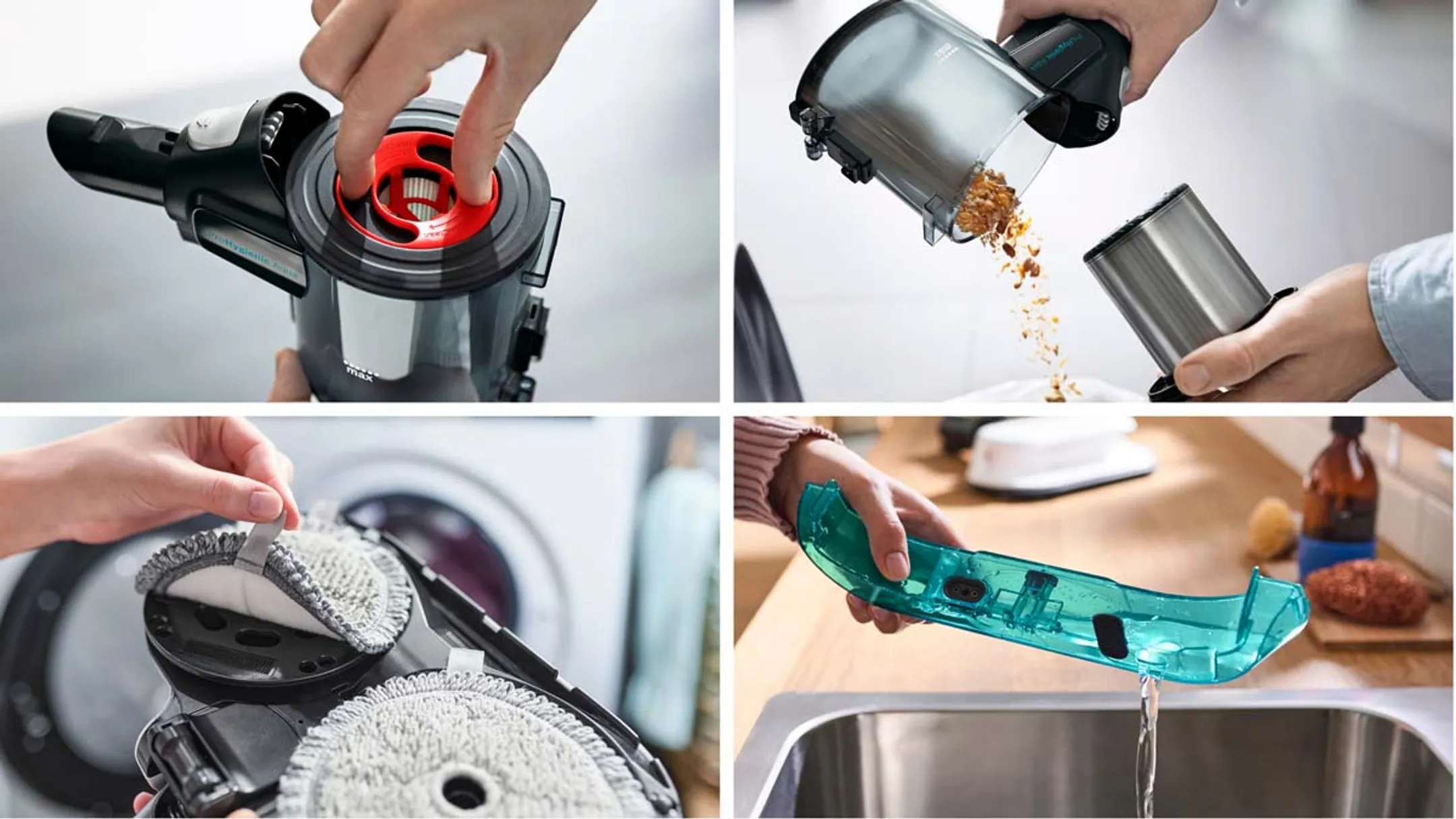 Bosch Steelstofzuiger Unlimited 7 ProHygienic Aqua BCS71HYG3  image