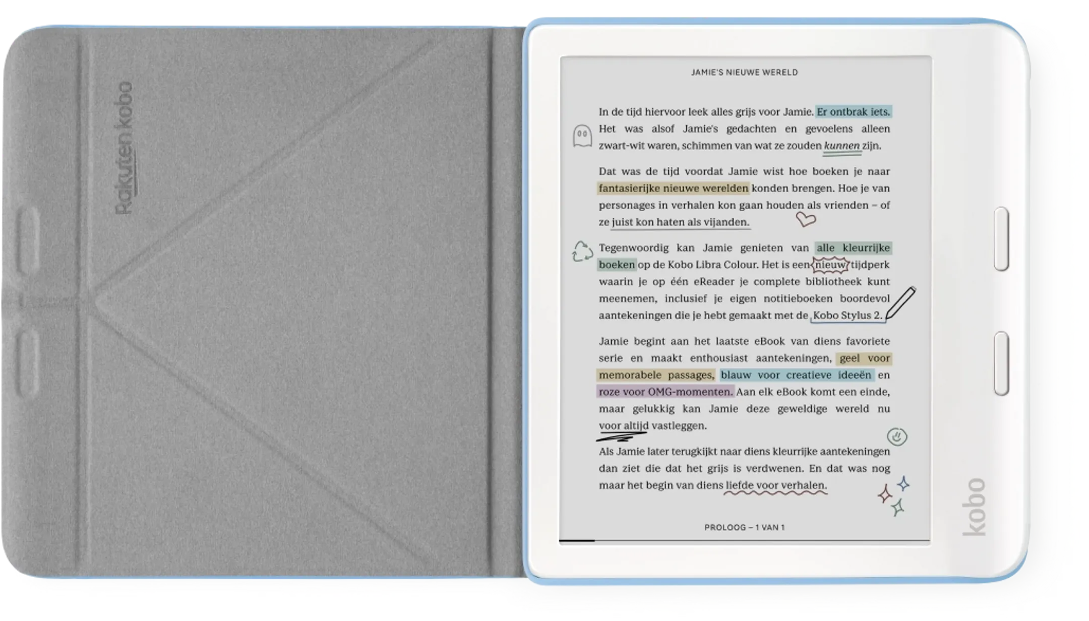 Kobo SleepCover - Dusk Blue image