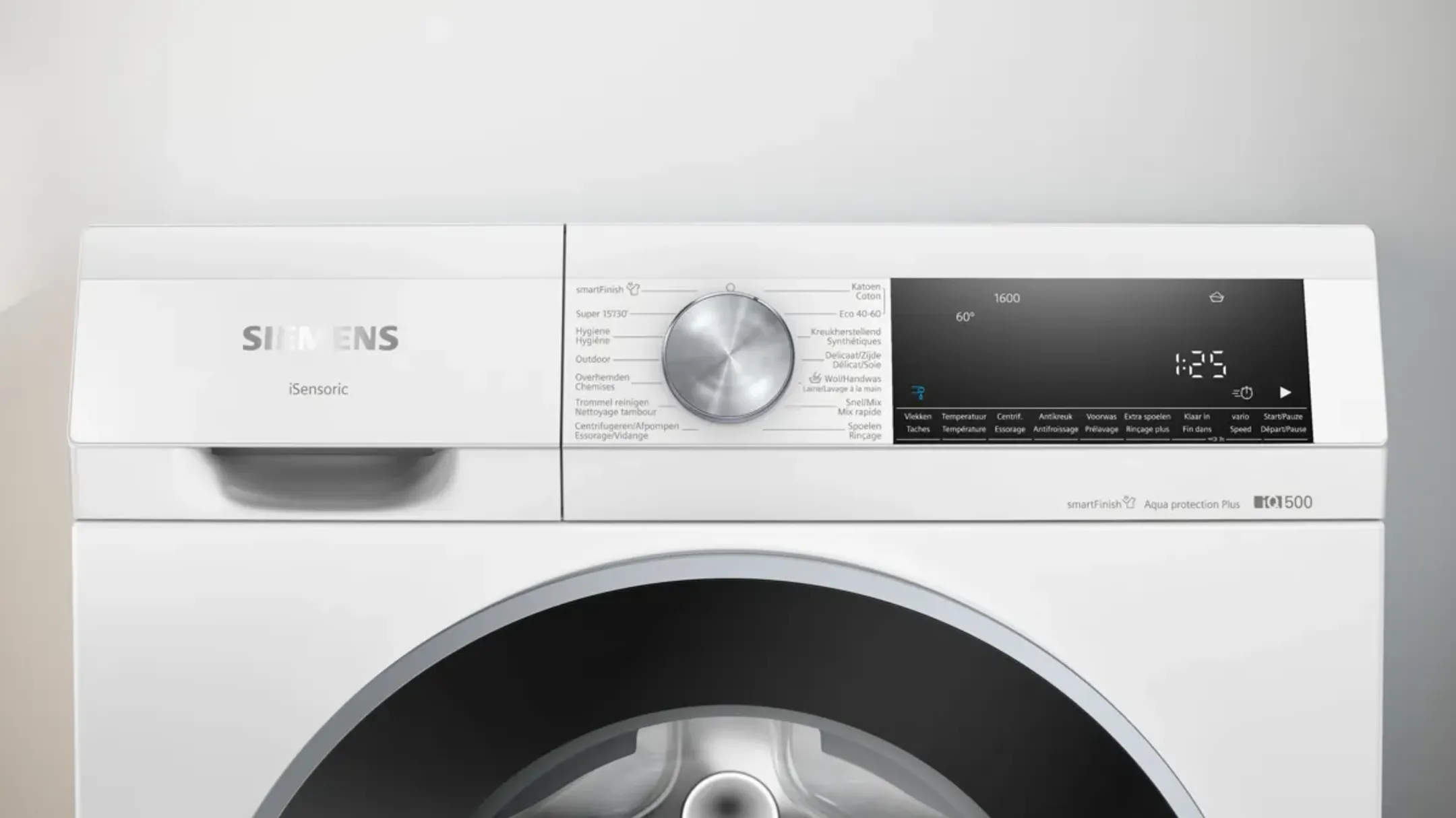 Siemens Bundel - Wasmachine WG46G2Z4FG iQ500 antivlekken 9 kg + Droogkast WQ45G2D5FG iQ500 autoDry 9 KG image