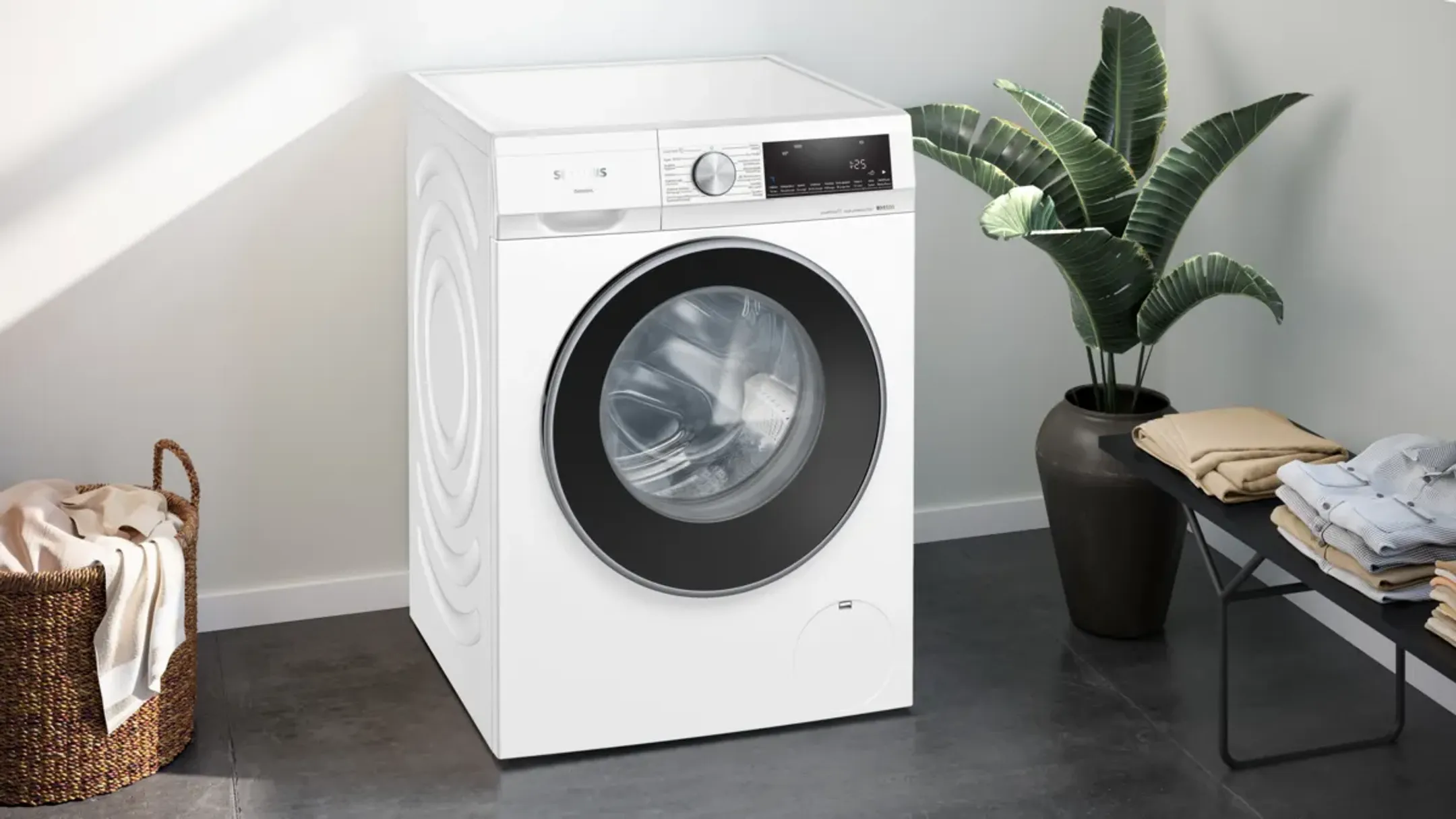 Siemens Bundel - Wasmachine WG46G2Z4FG iQ500 antivlekken 9 kg + Droogkast WQ45G2D5FG iQ500 autoDry 9 KG image
