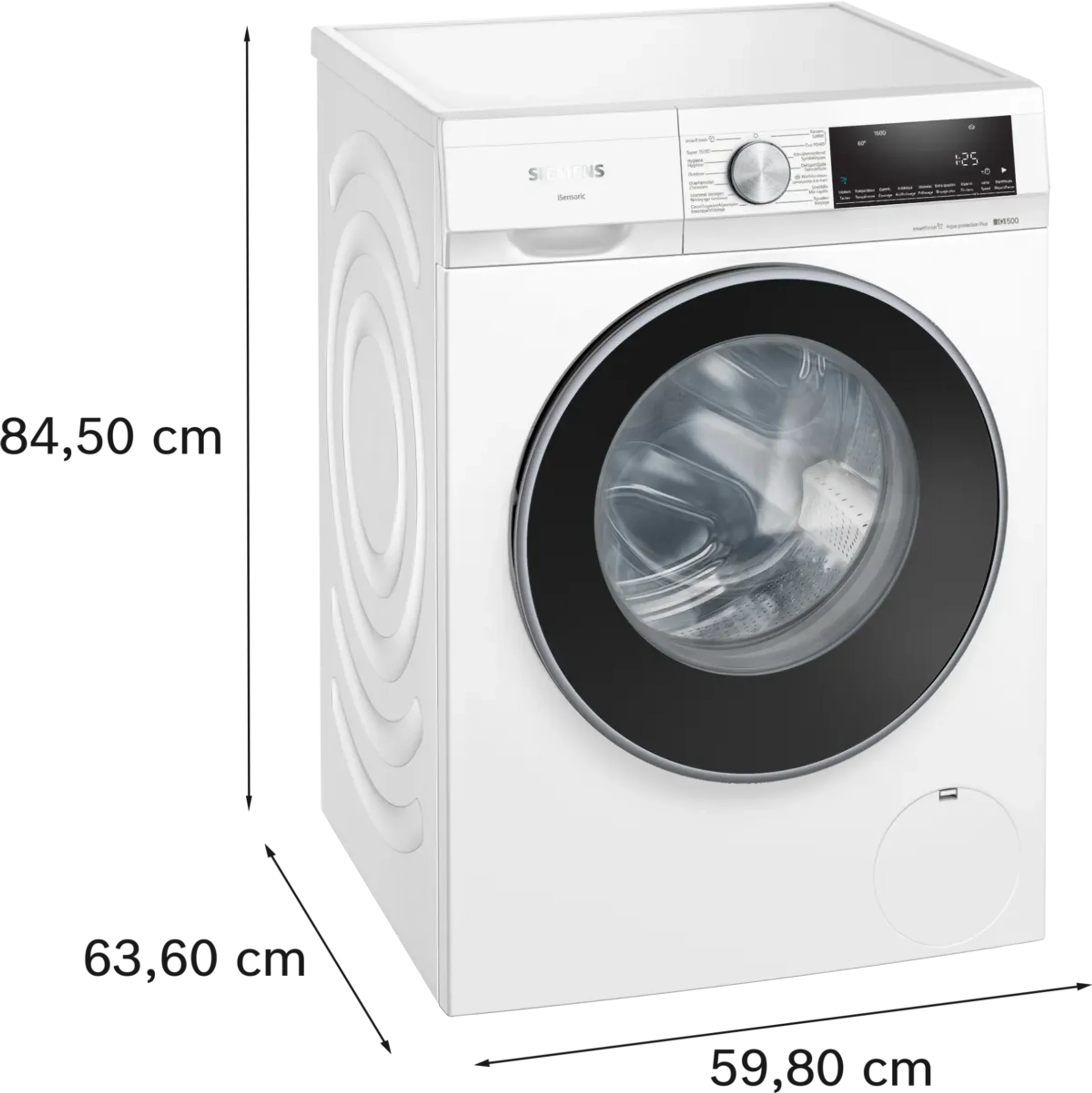Siemens Bundel - Wasmachine WG46G2Z4FG iQ500 antivlekken 9 kg + Droogkast WQ45G2D5FG iQ500 autoDry 9 KG image