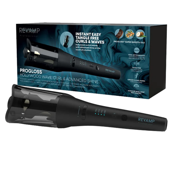 Fèr à boucler Progloss Hollywood Wave Advanced Protect & Shine