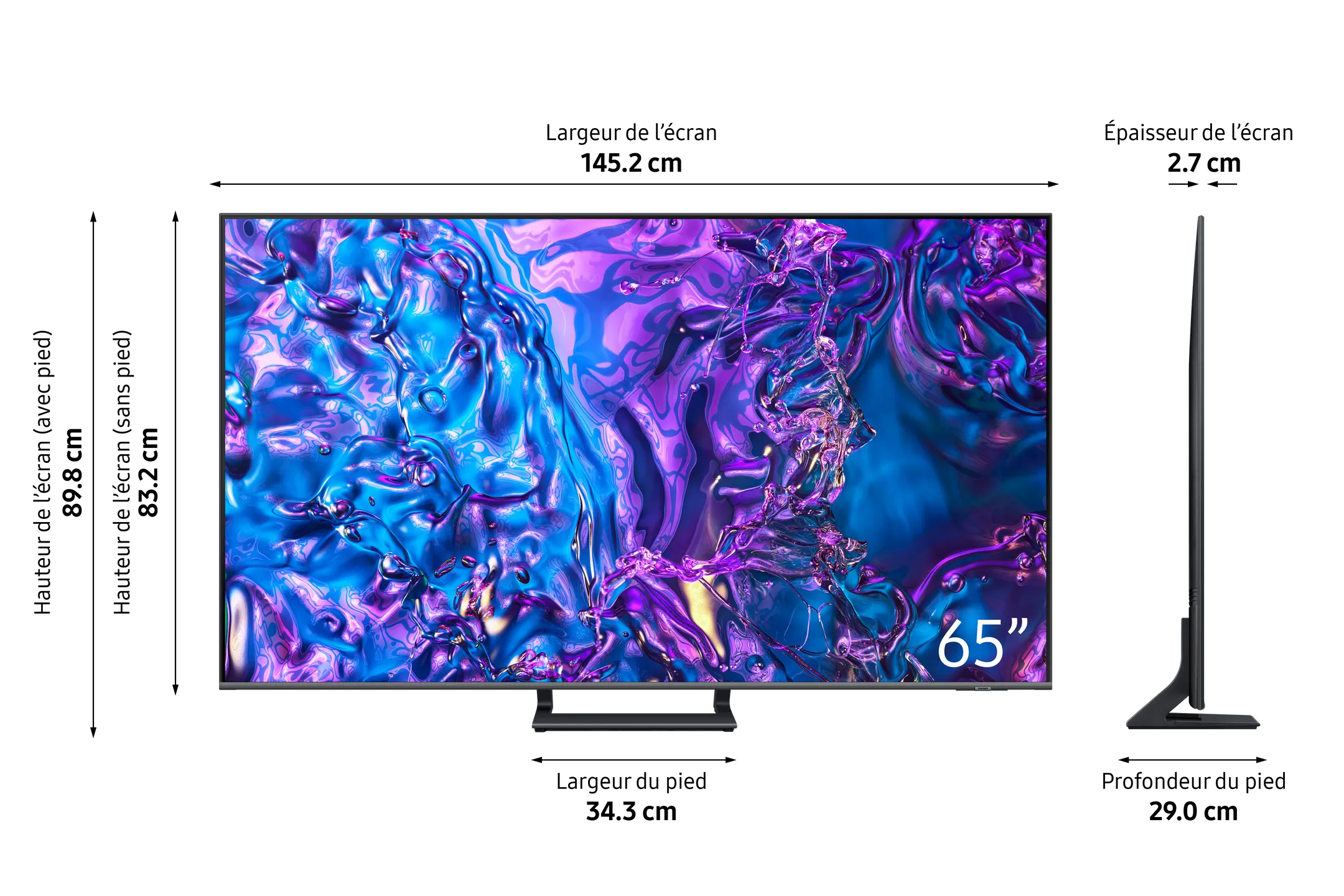 Samsung TV QLED 4K QE65Q73D - 65 pouces image